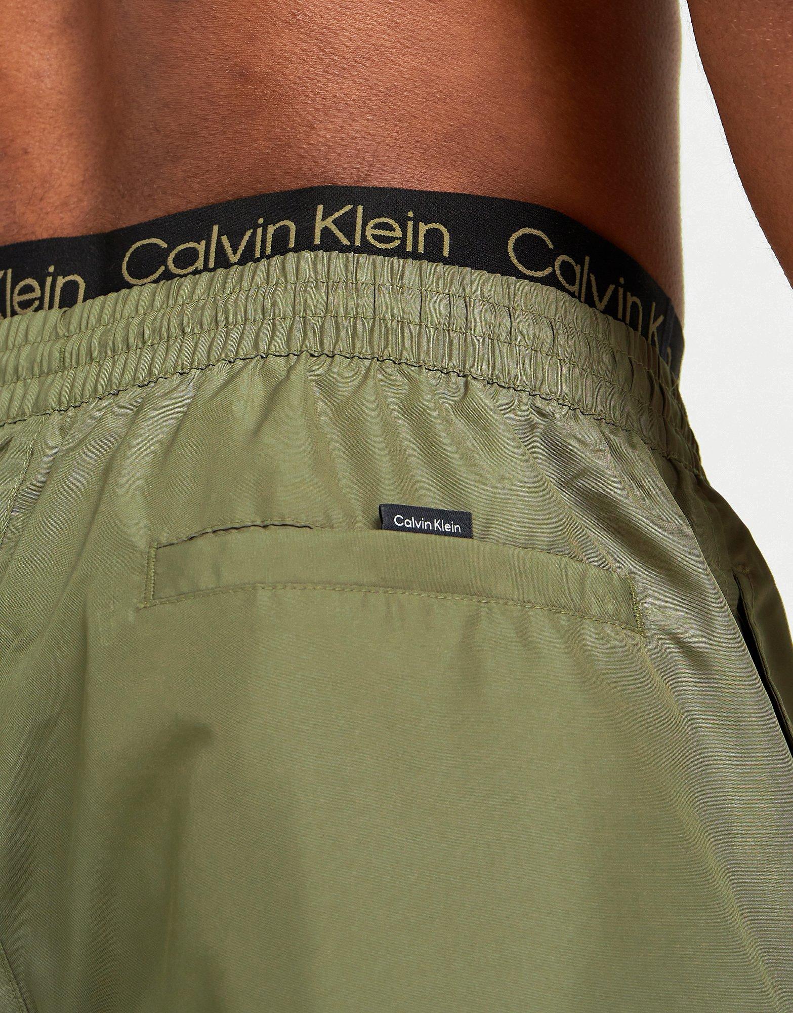 Calvin Klein Swim Double Waistband Badehose Herren