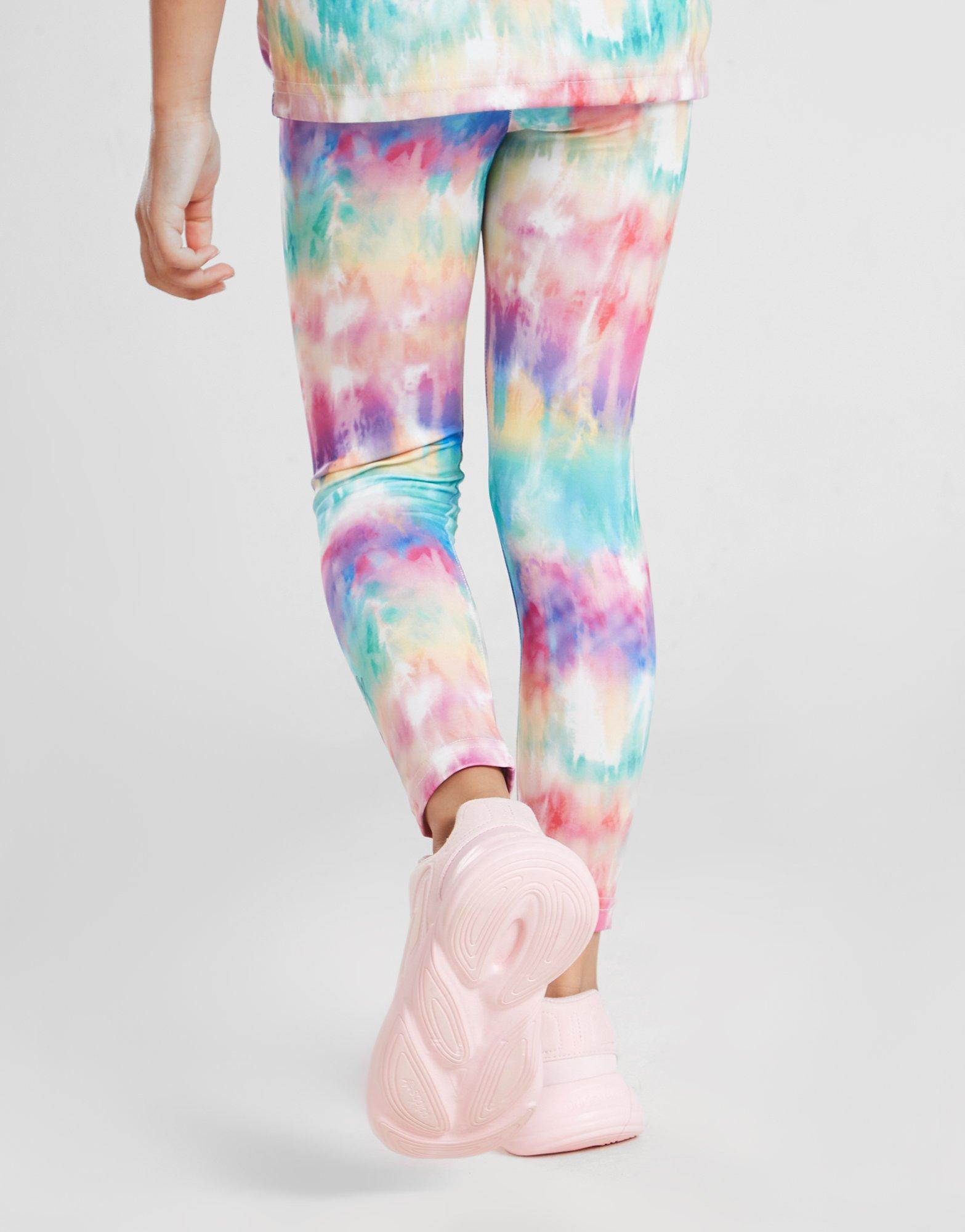adidas Girls' Daisy Duck Tie Dye Leggings Children