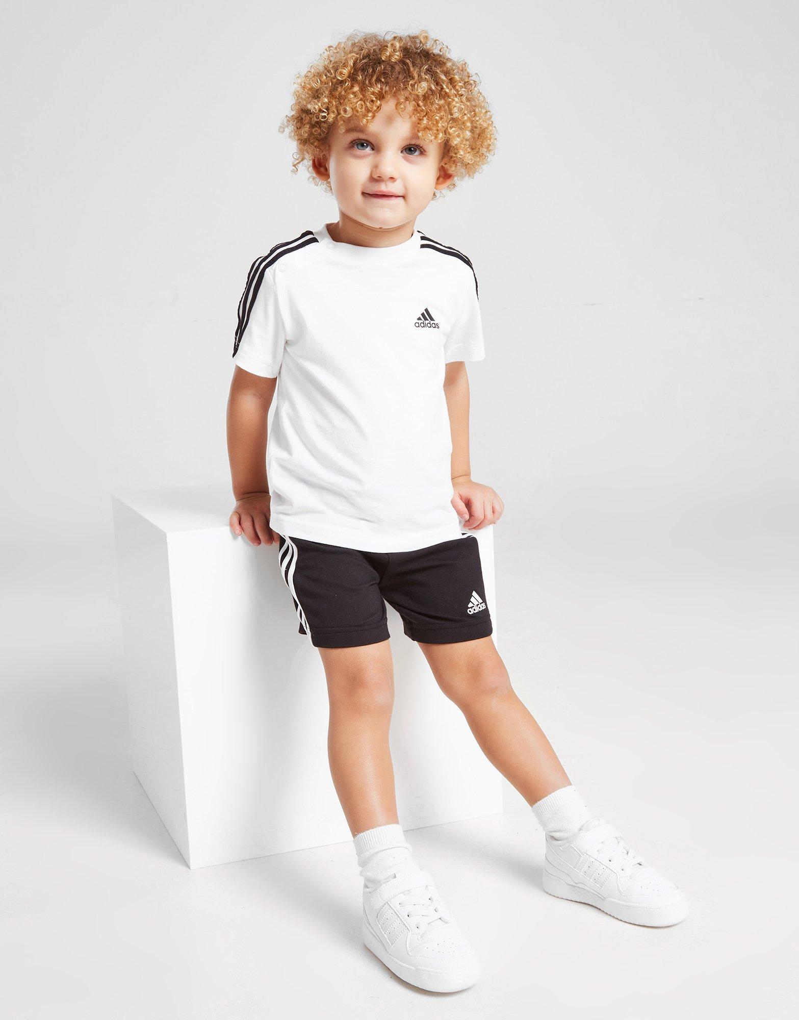 adidas Conjunto Camiseta/Pantalón corto Badge Of Sport 3-Stripes para Bebé