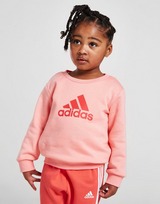 adidas Girls' Badge Of Sport Tracksuit Infant