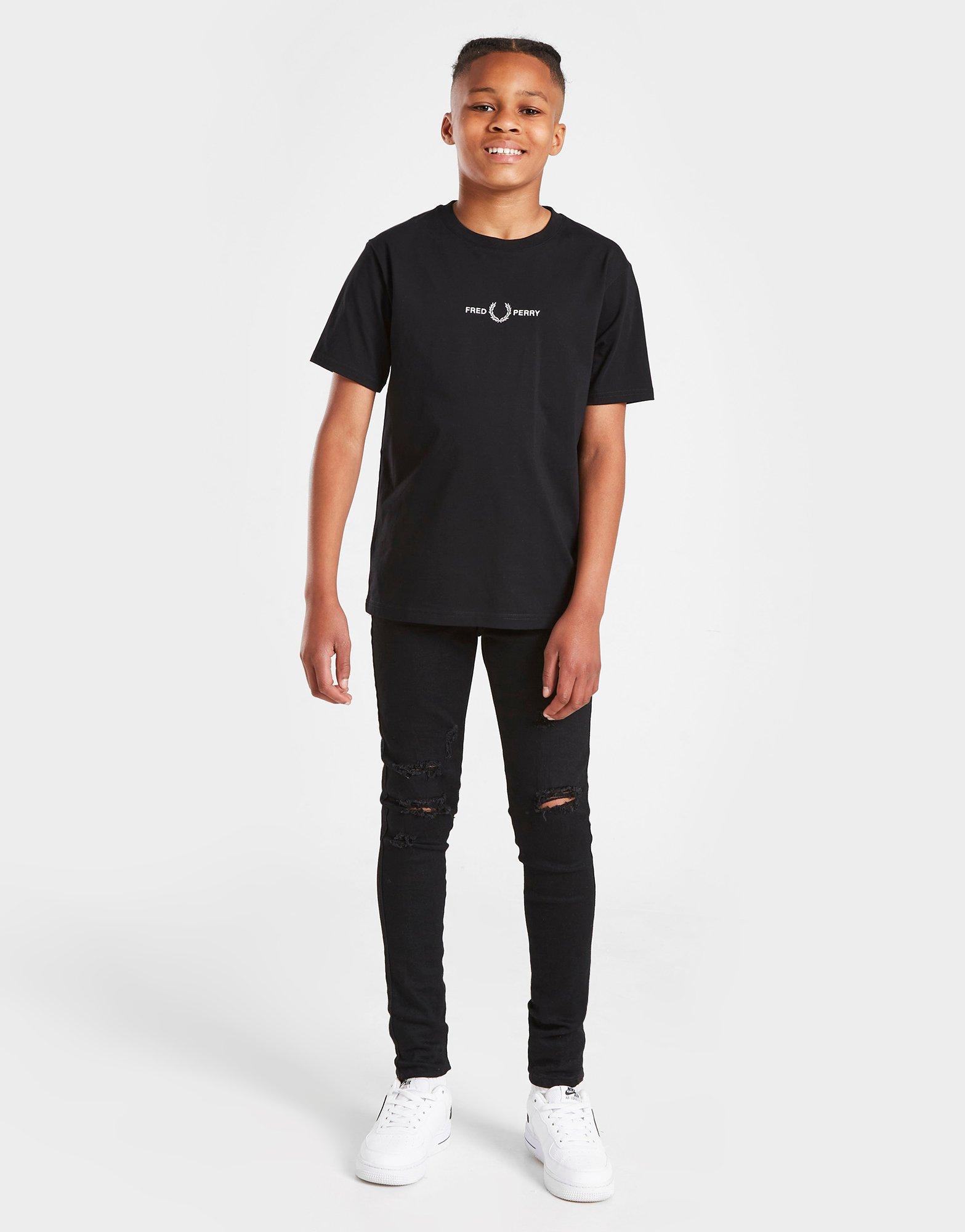 Fred Perry Central Logo T-Shirt Junior
