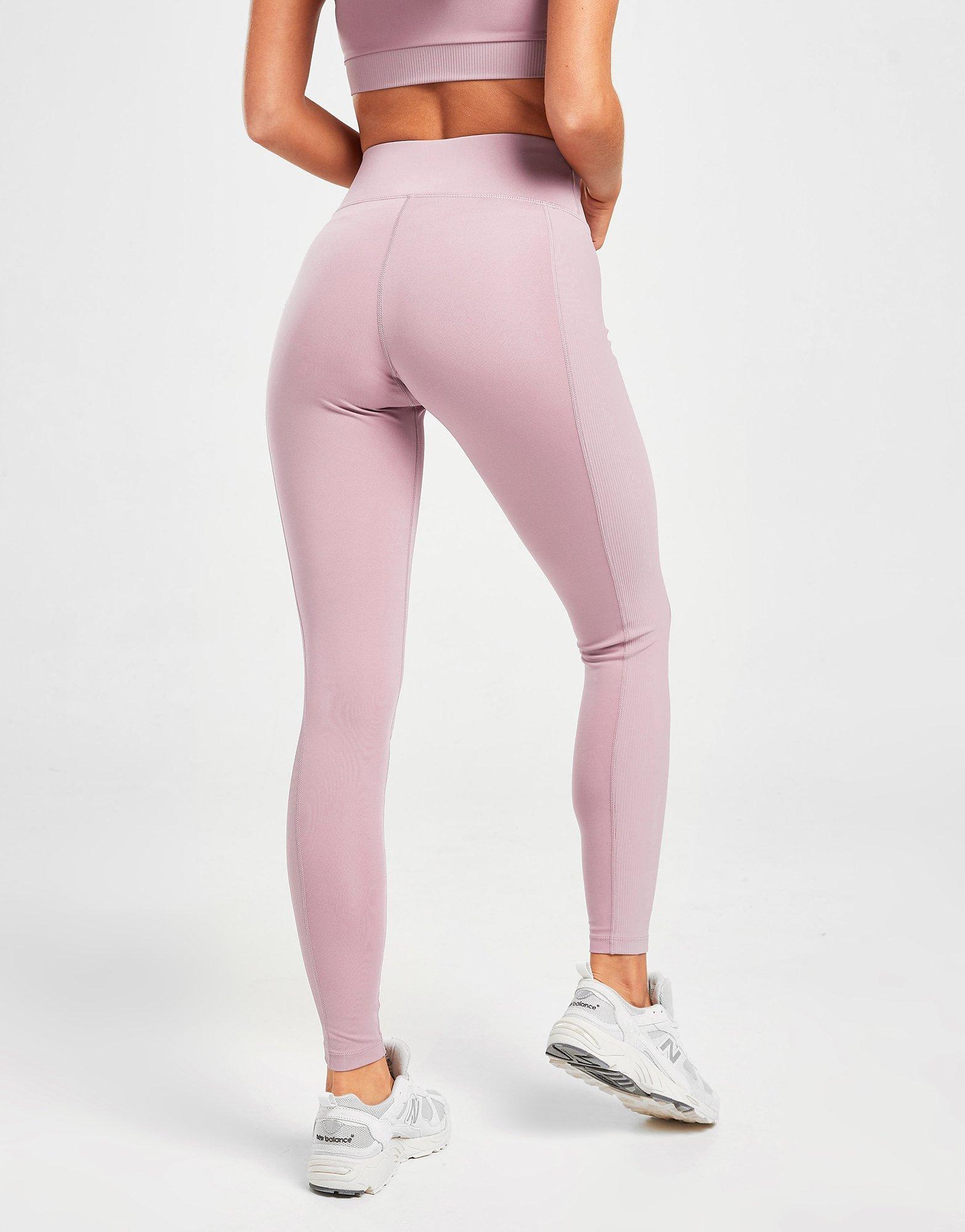 Pink Soda Sport Rib Panel Tights