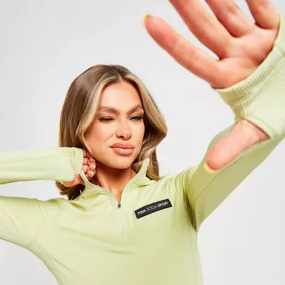 Pink soda sport jumper top