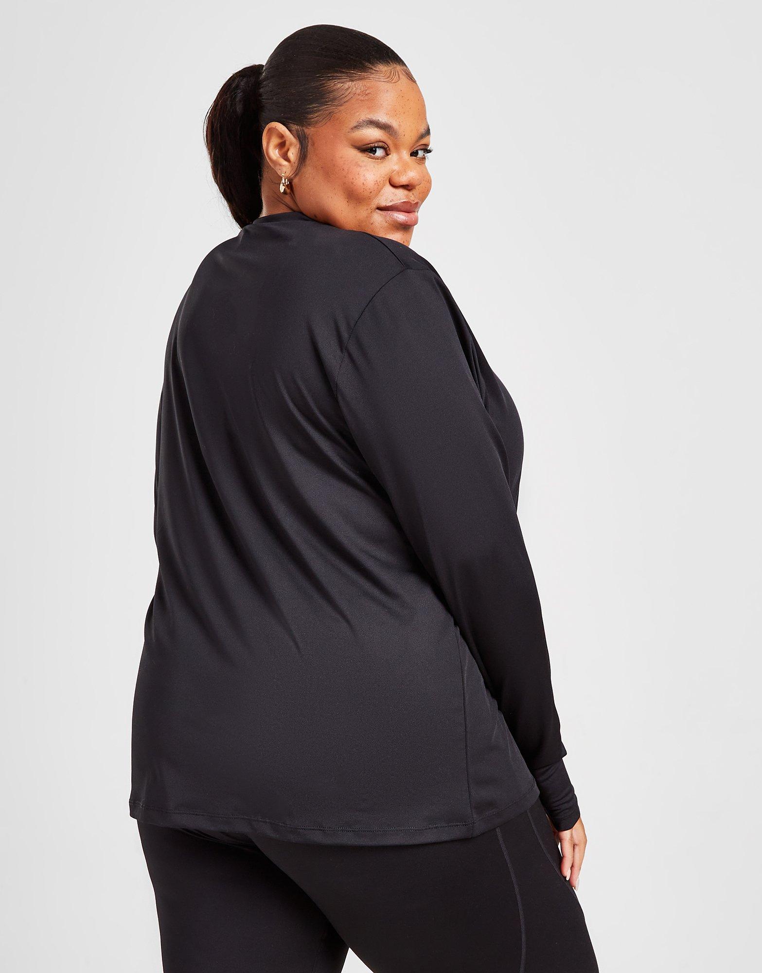 Pink Soda Sport Essential Plus Size Long Sleeve Top
