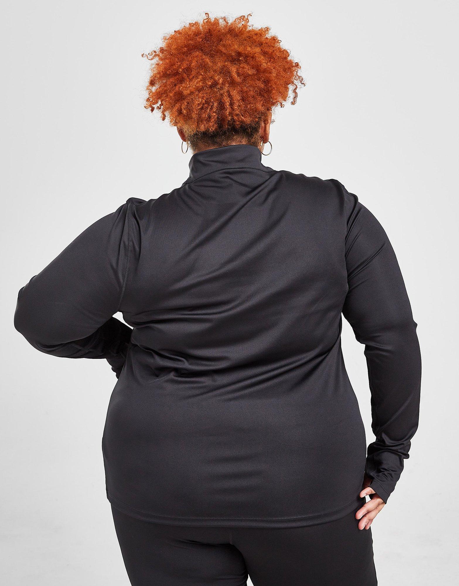 Pink Soda Sport Plus Size Essentials 1/4 Zip Top