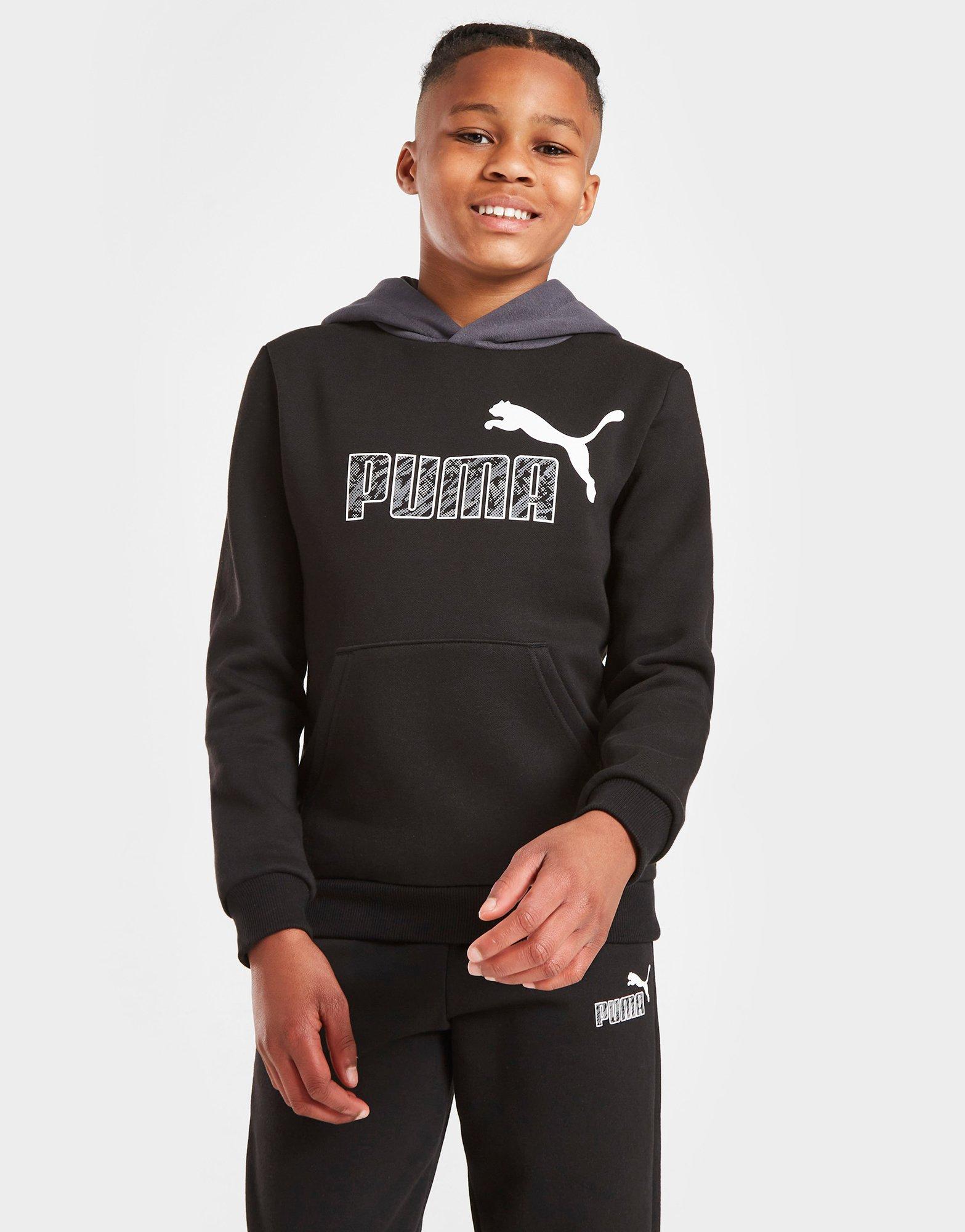 Puma Contrast Hoodie Junior