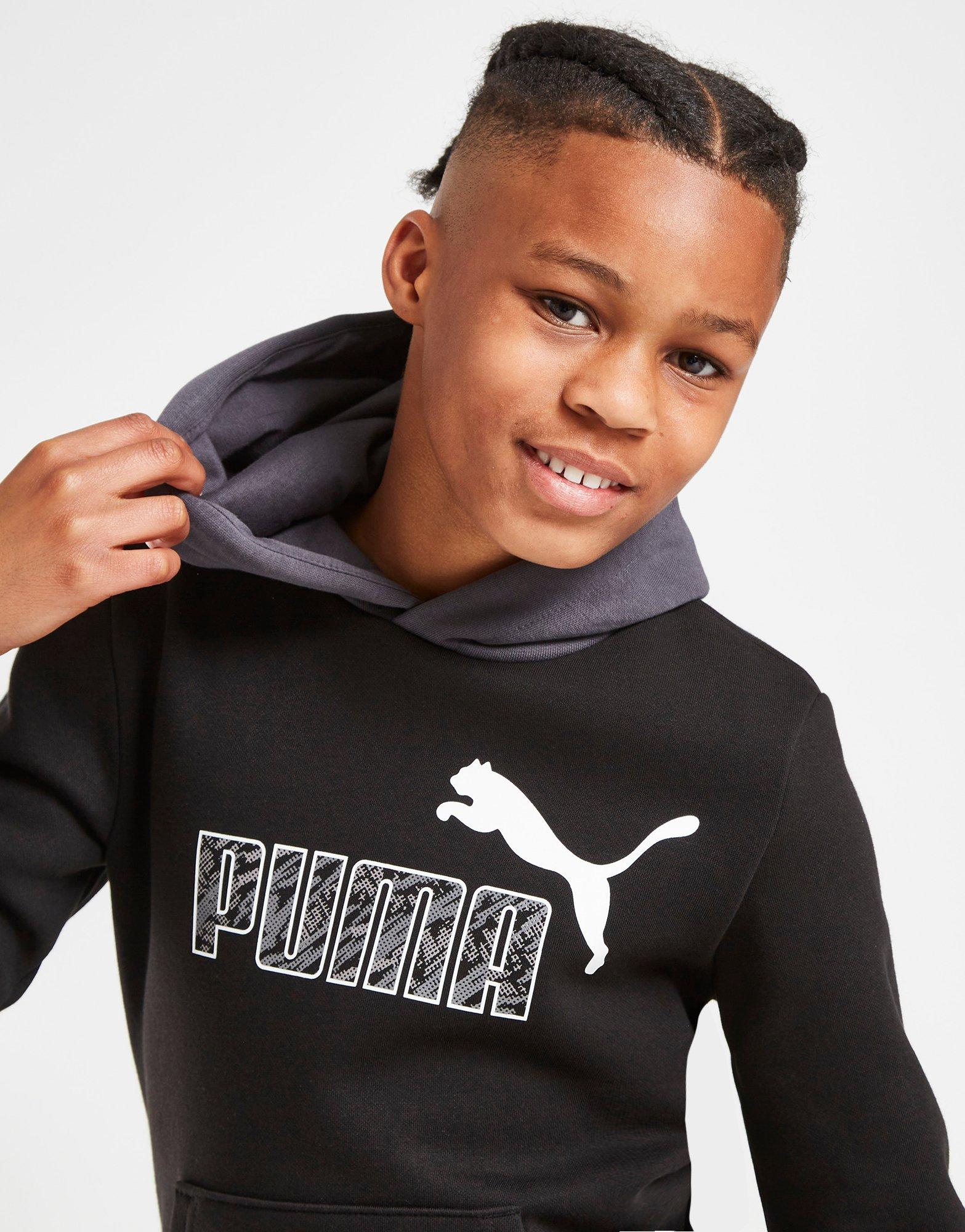 Puma Contrast Hoodie Junior
