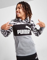 Puma Colour Block Camo Felpa con cappuccio Junior