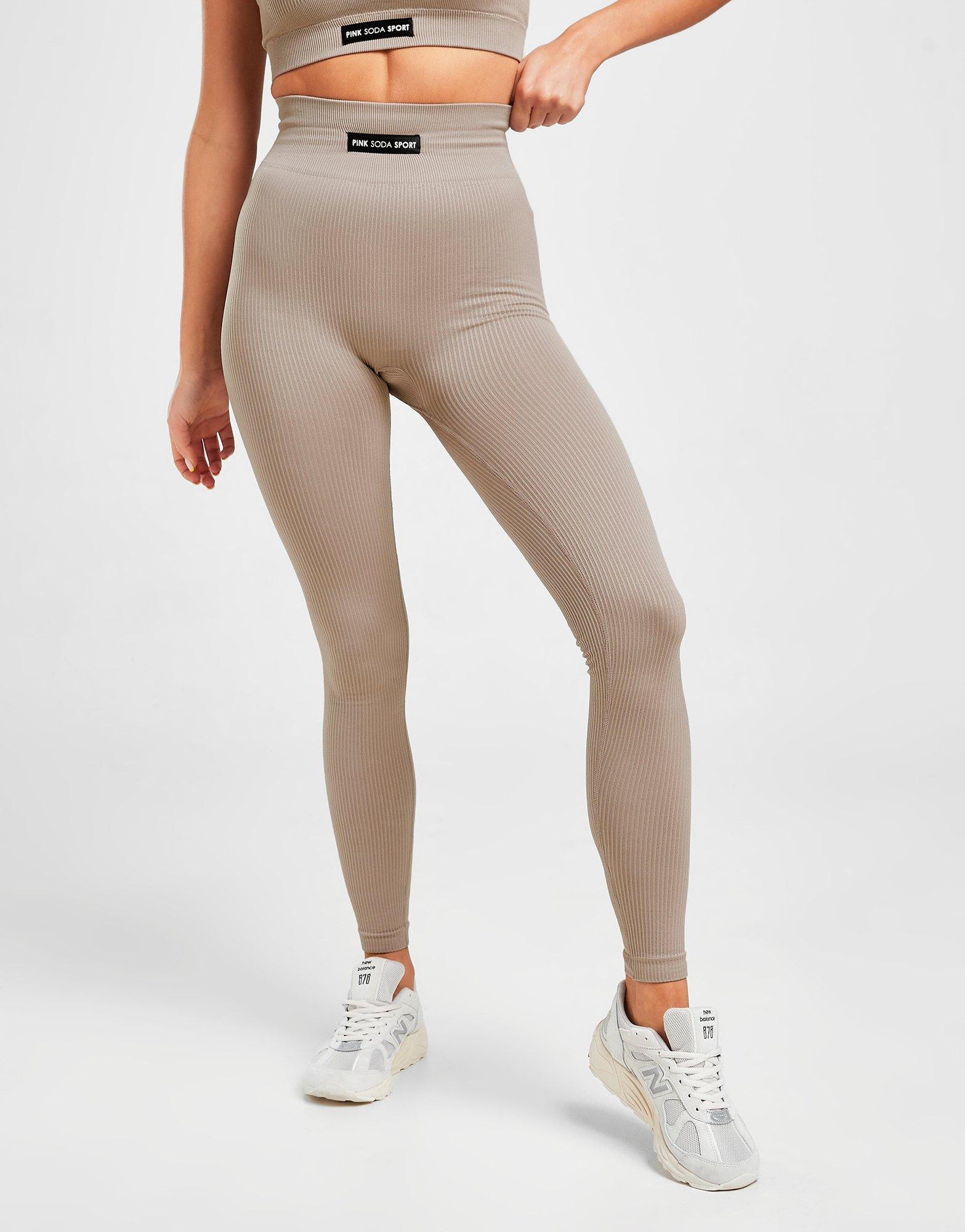 Pink Soda Sport Ribbed Seamless Tights