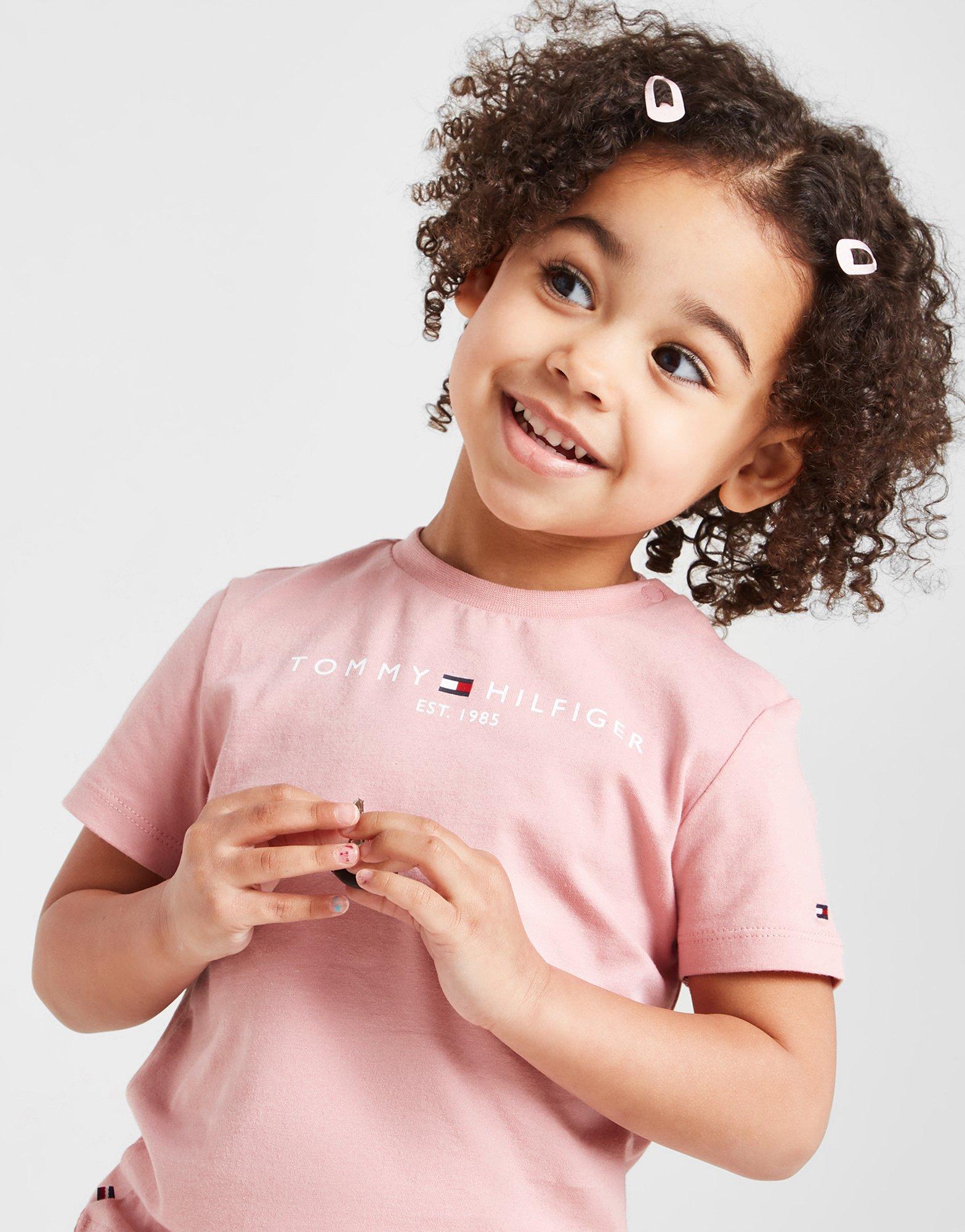 Tommy Hilfiger Girls' Essential T-Shirt/Shorts Set Infant