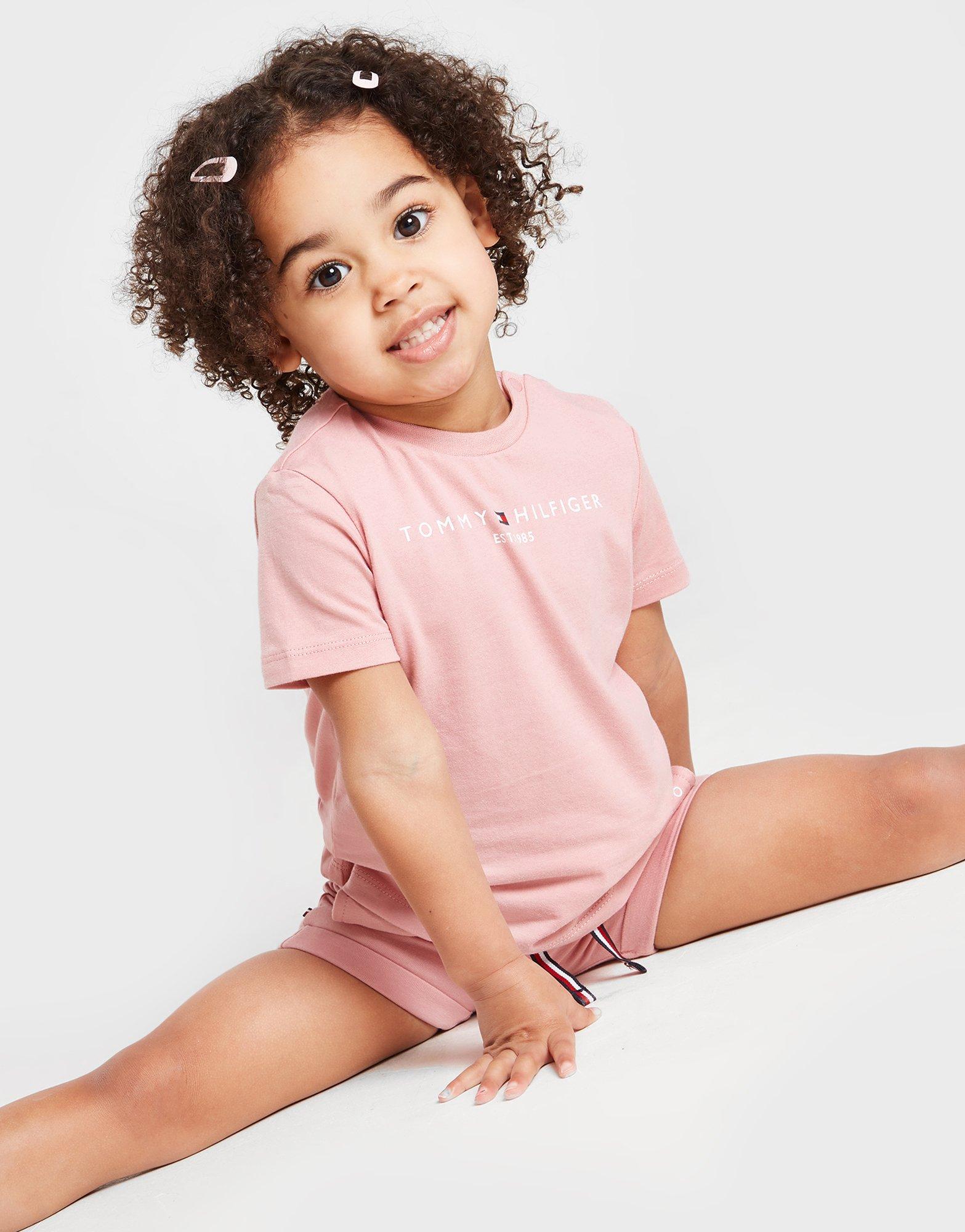 Tommy Hilfiger Girls' Essential T-Shirt/Shorts Set Infant