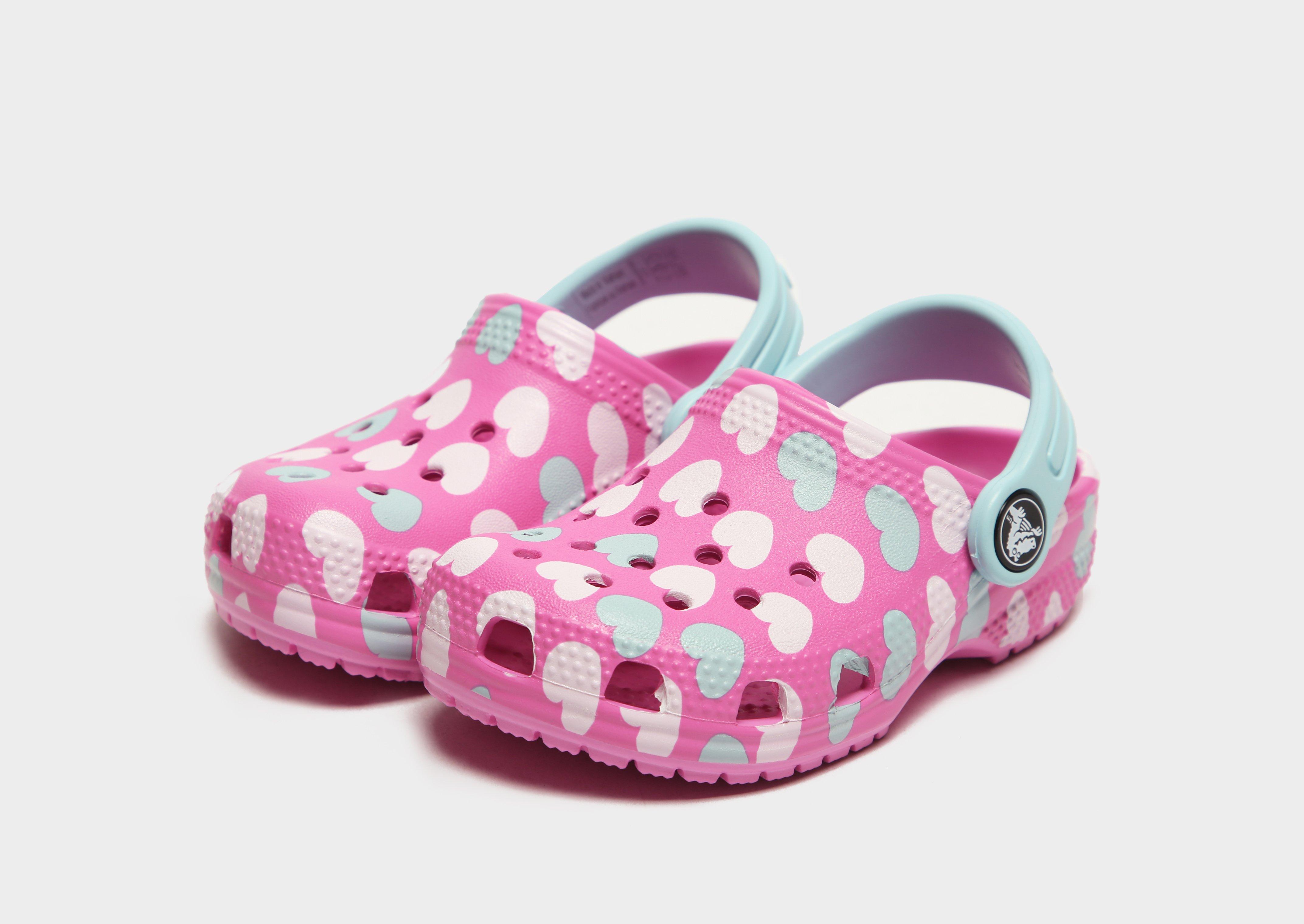pink leopard print crocs