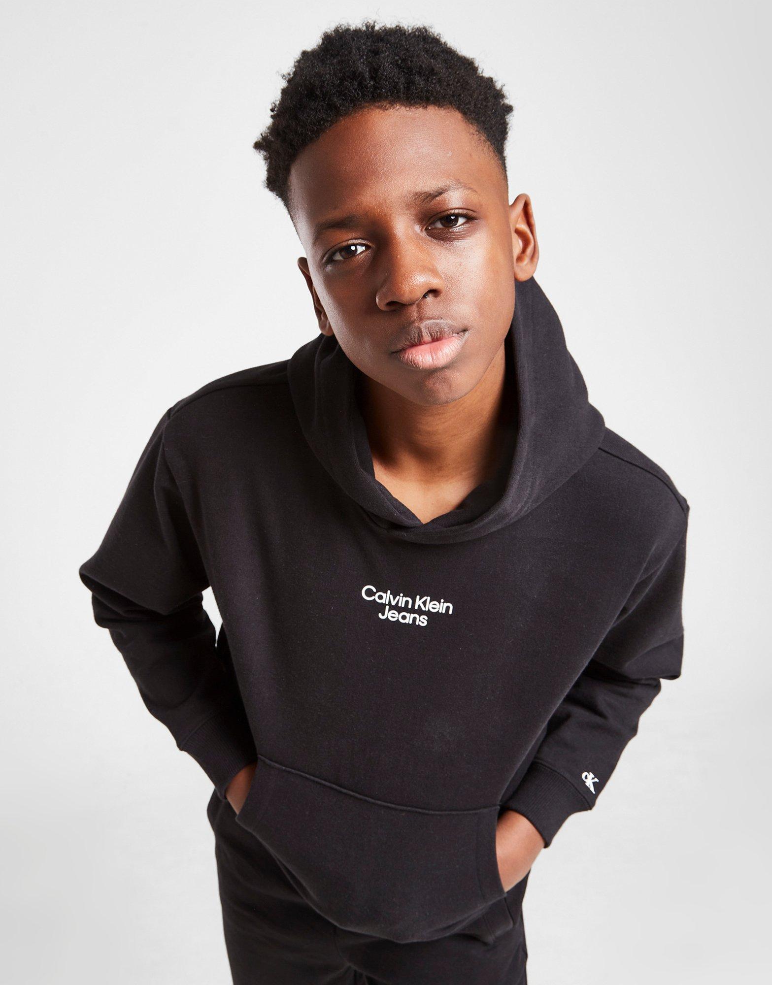 Calvin Klein Jeans Jeans Stack Logo Hoodie Junior