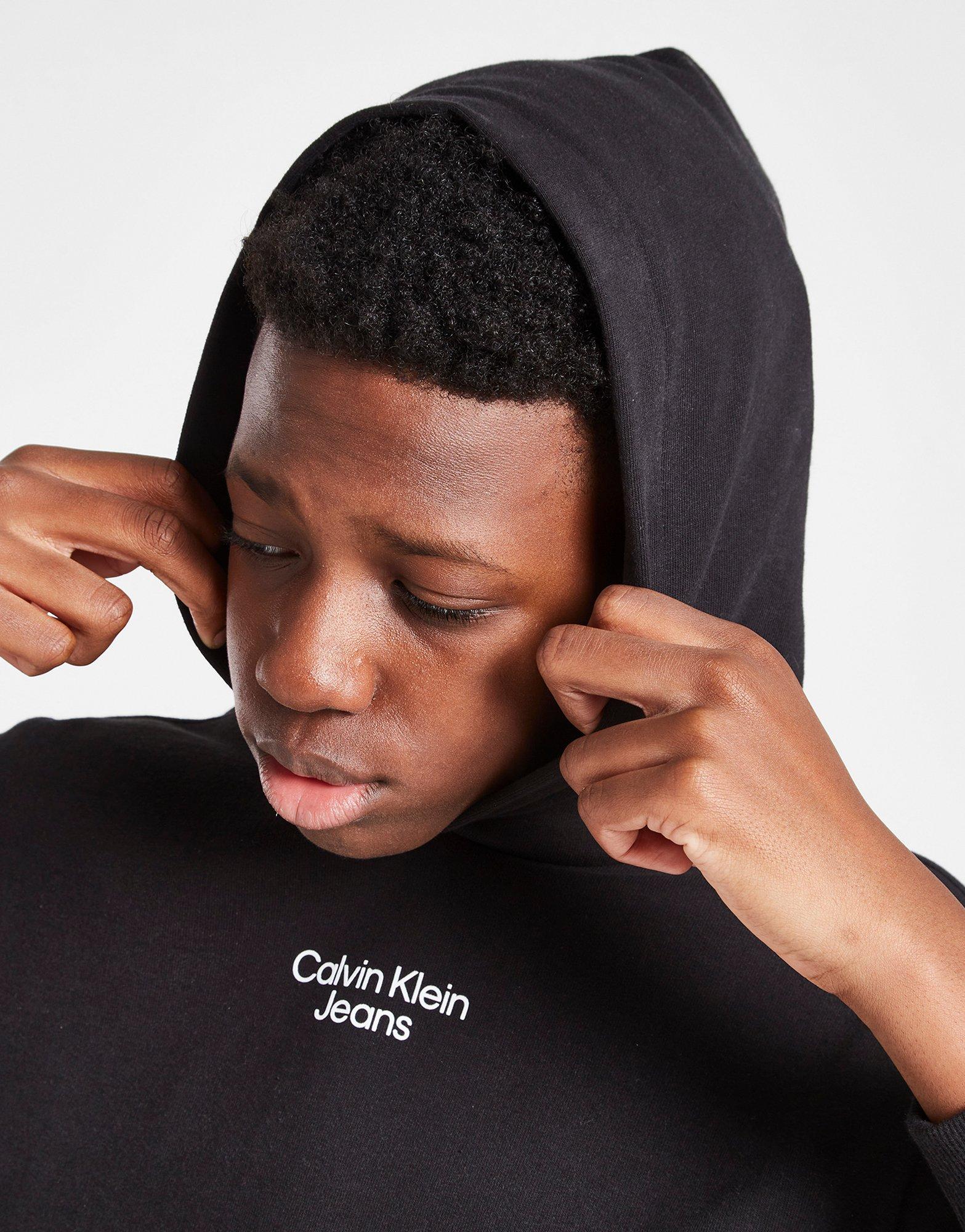 Calvin Klein Jeans Jeans Stack Logo Hoodie Junior