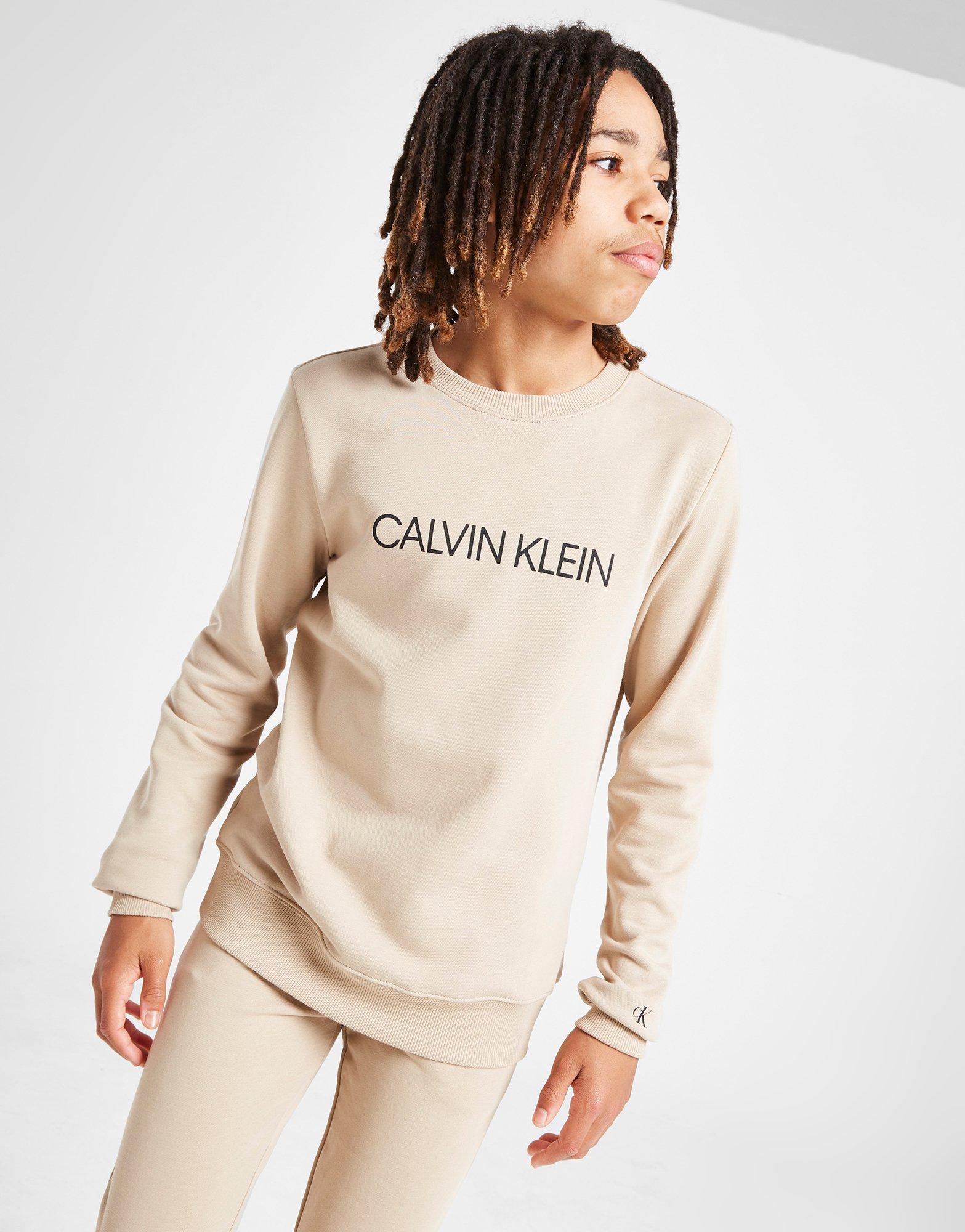 Calvin Klein Jeans Institutional Logo Crew Sweatshirt Junior