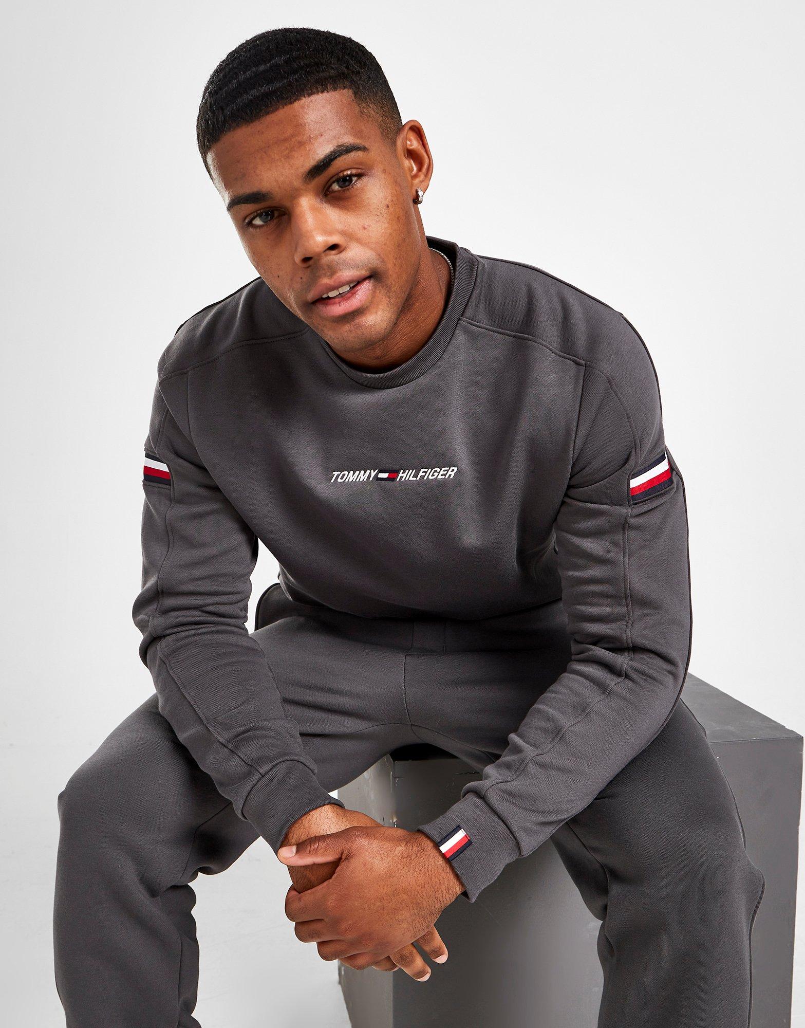 Tommy Hilfiger Tri Tape Crew Sweatshirt