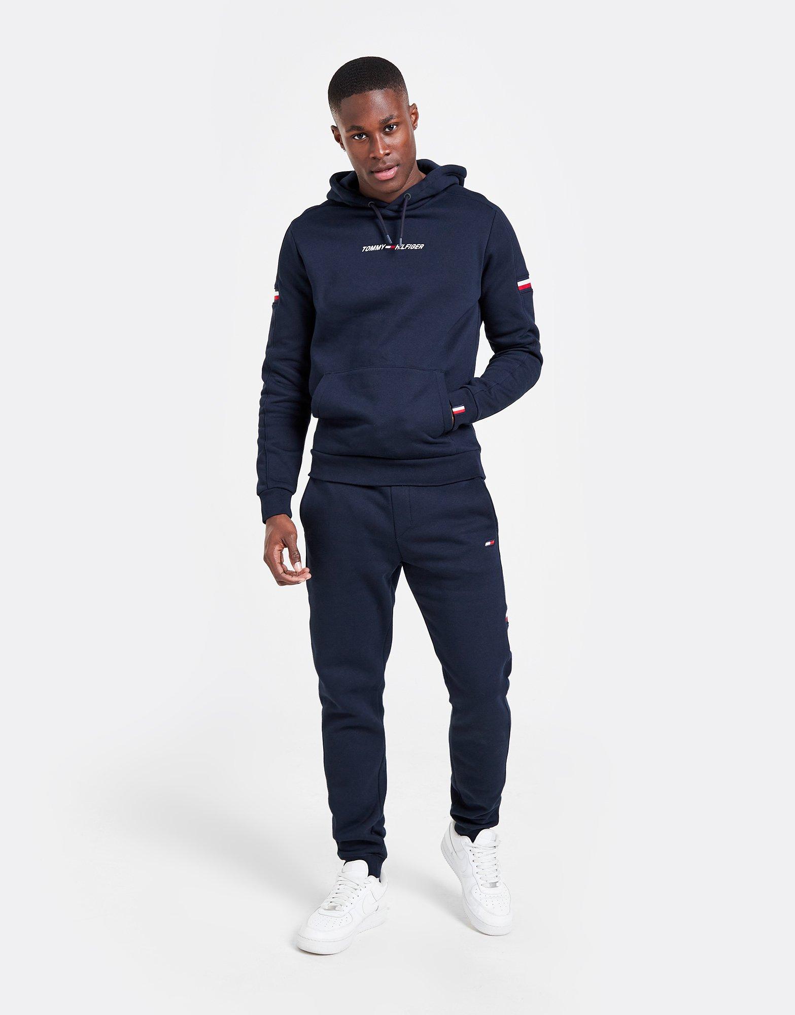 Tommy Hilfiger Tri Tape Overhead Hoodie