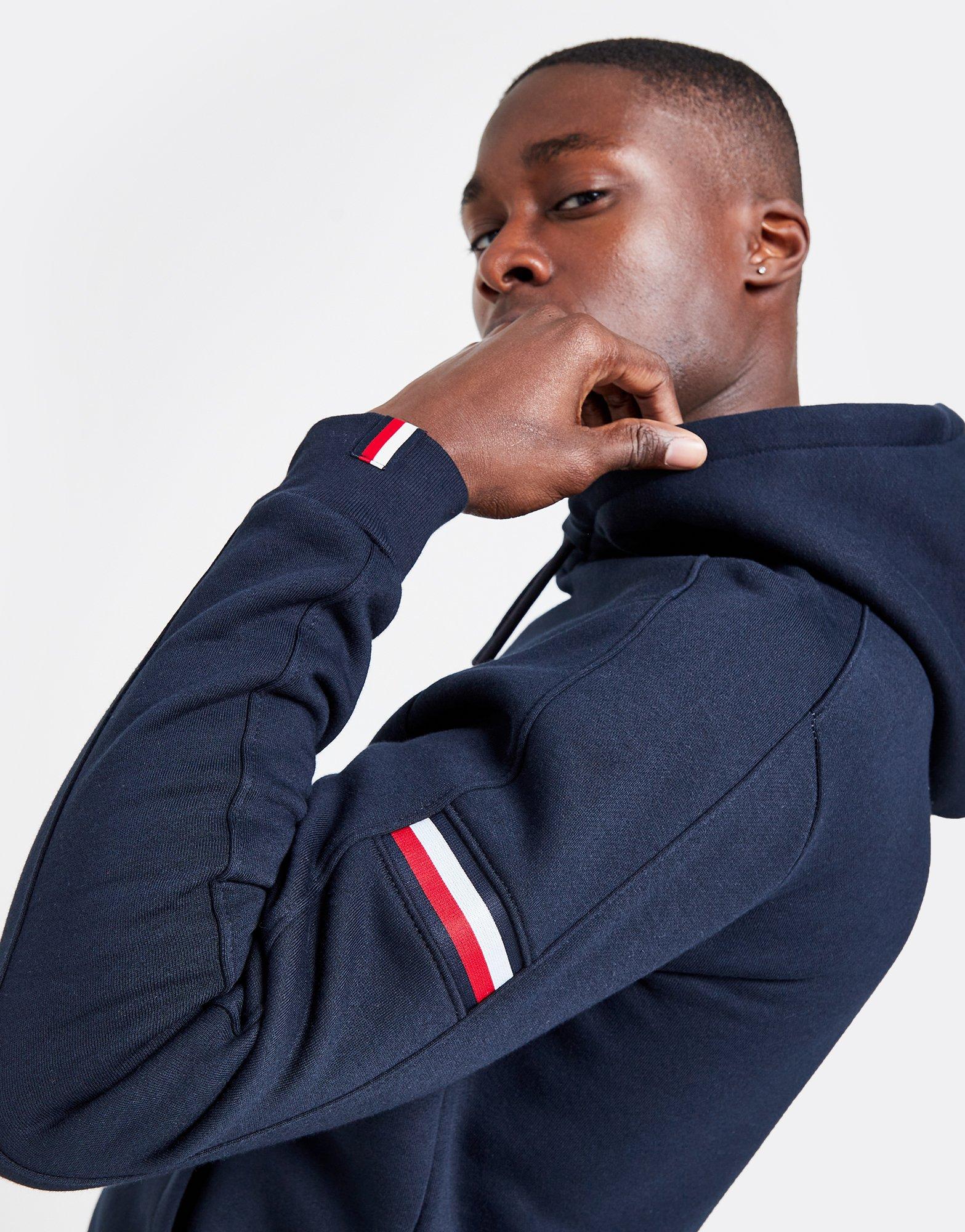 Tommy Hilfiger Tri Tape Overhead Hoodie