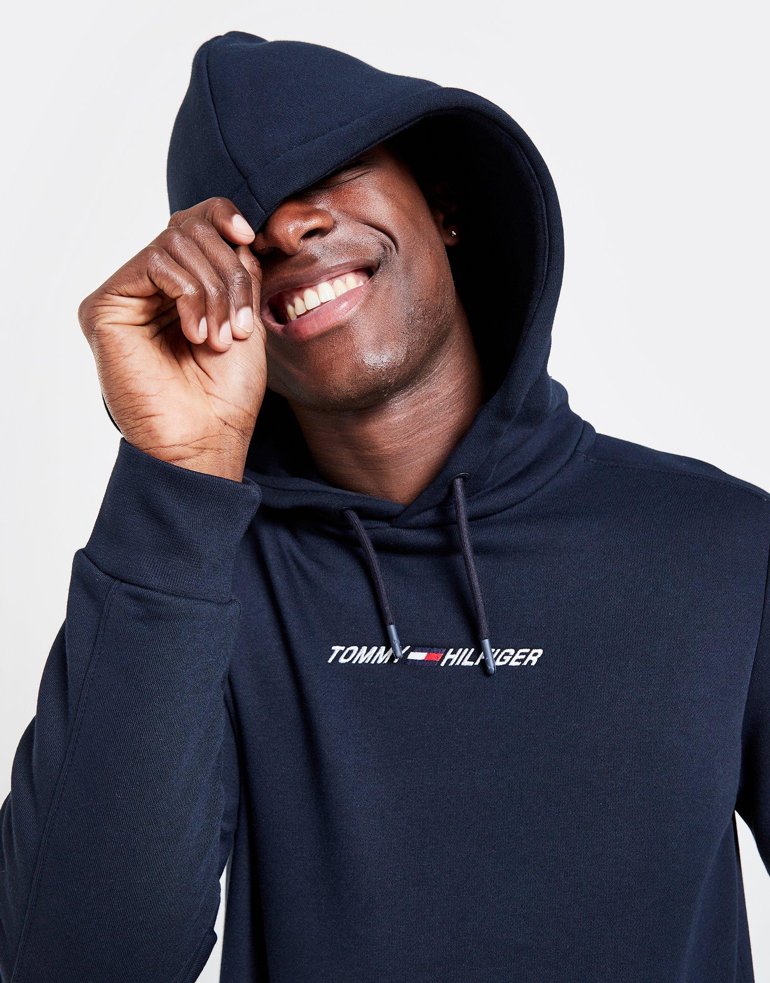 Tommy Hilfiger Tri Tape Overhead Hoodie