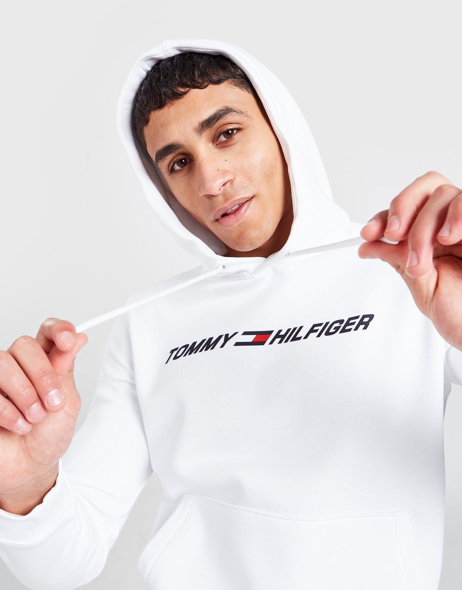 Tommy Hilfiger Linear Logo Overhead Hoodie