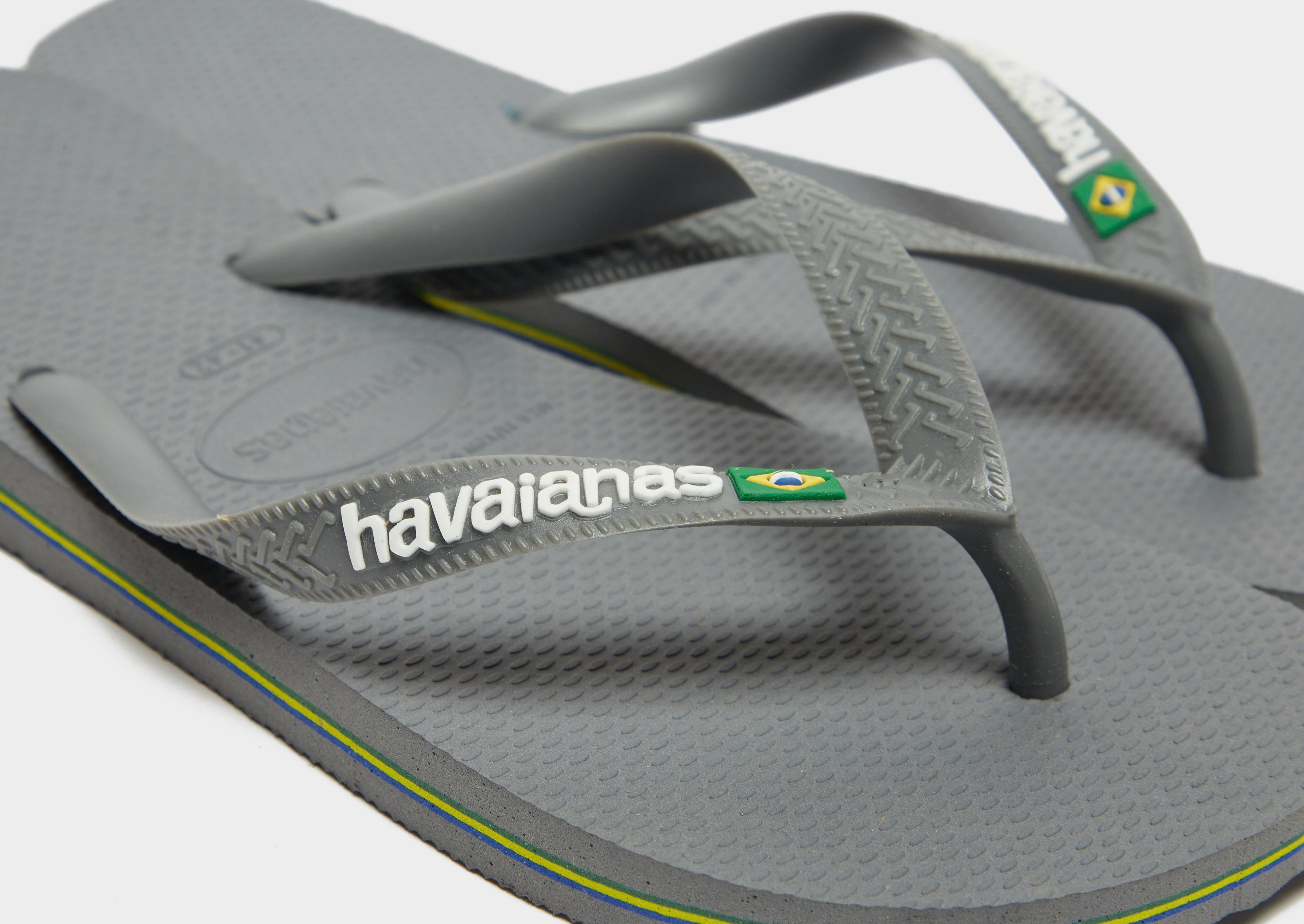 Havaianas brasil mix flip flops in grey