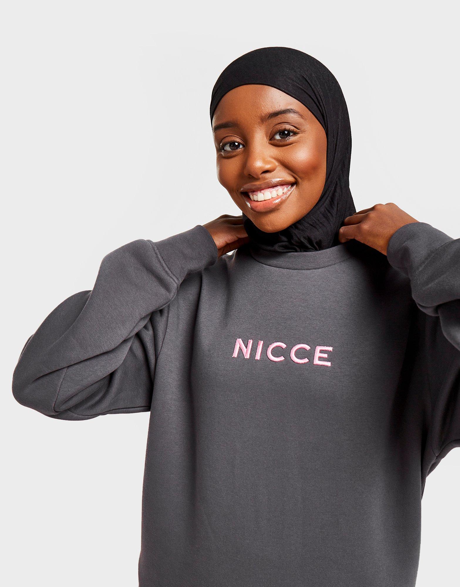 Nicce Embroidered Logo Crew Neck Sweatshirt
