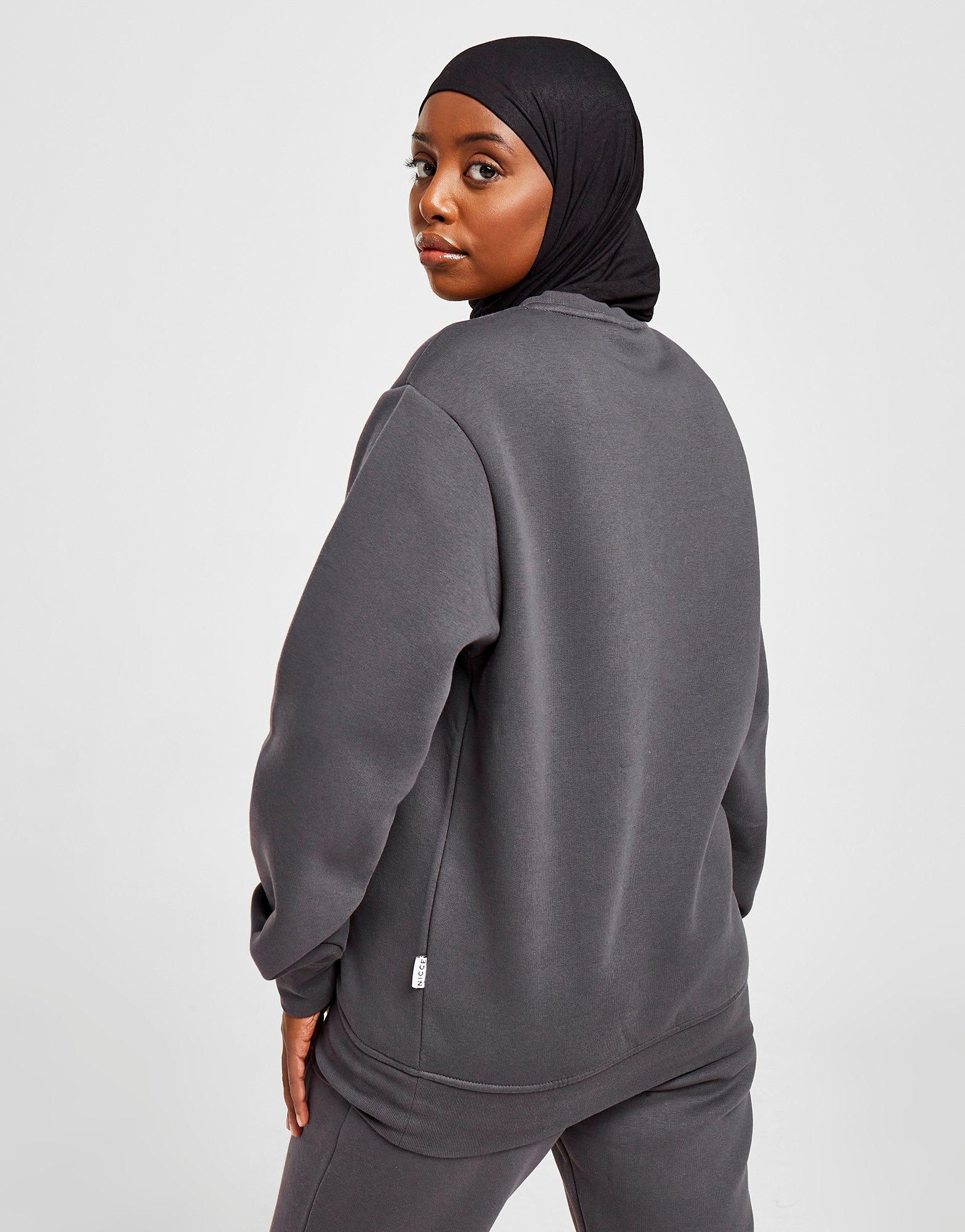 Nicce Embroidered Logo Crew Neck Sweatshirt
