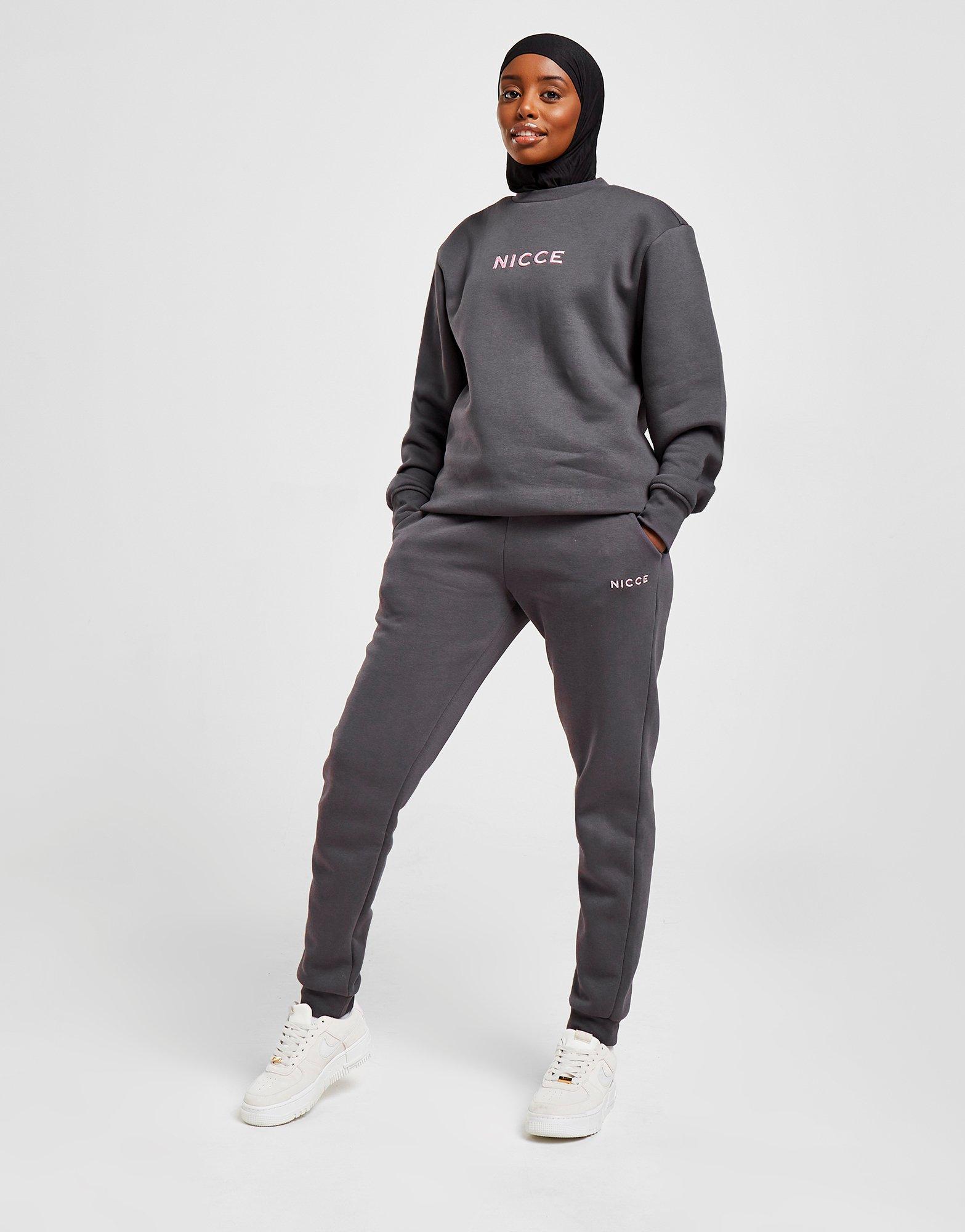 Nicce Embroidered Logo Crew Neck Sweatshirt