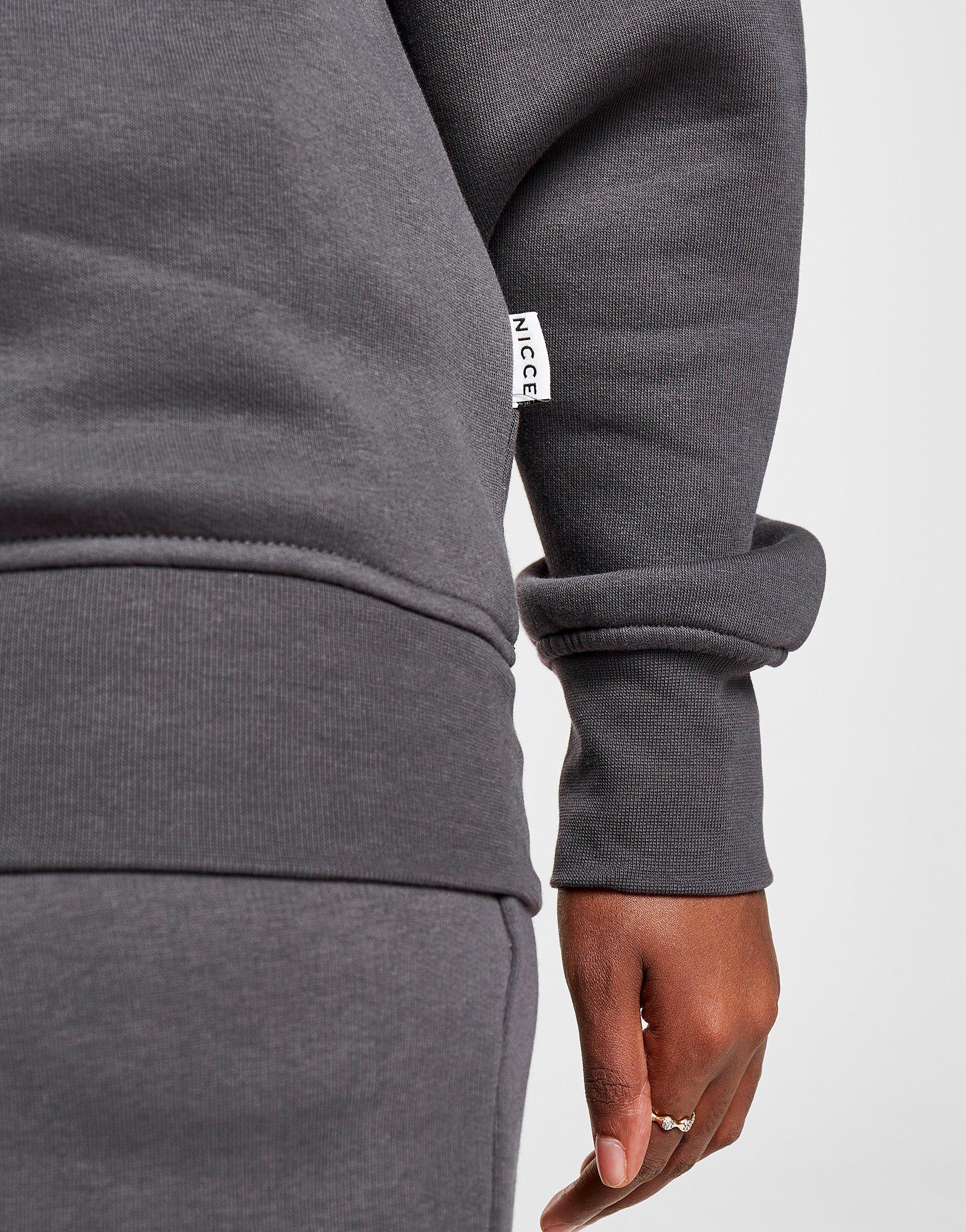 Nicce Embroidered Logo Crew Neck Sweatshirt