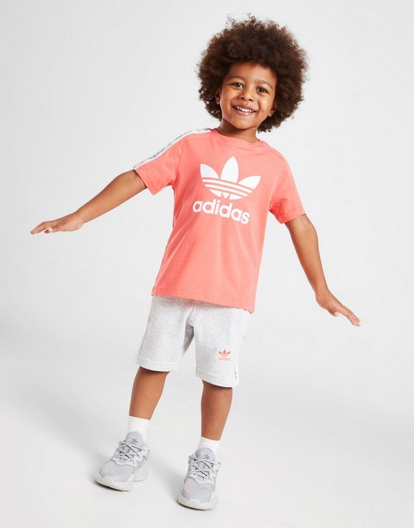 adidas Originals Tape T-Shirt/Shorts Set Children
