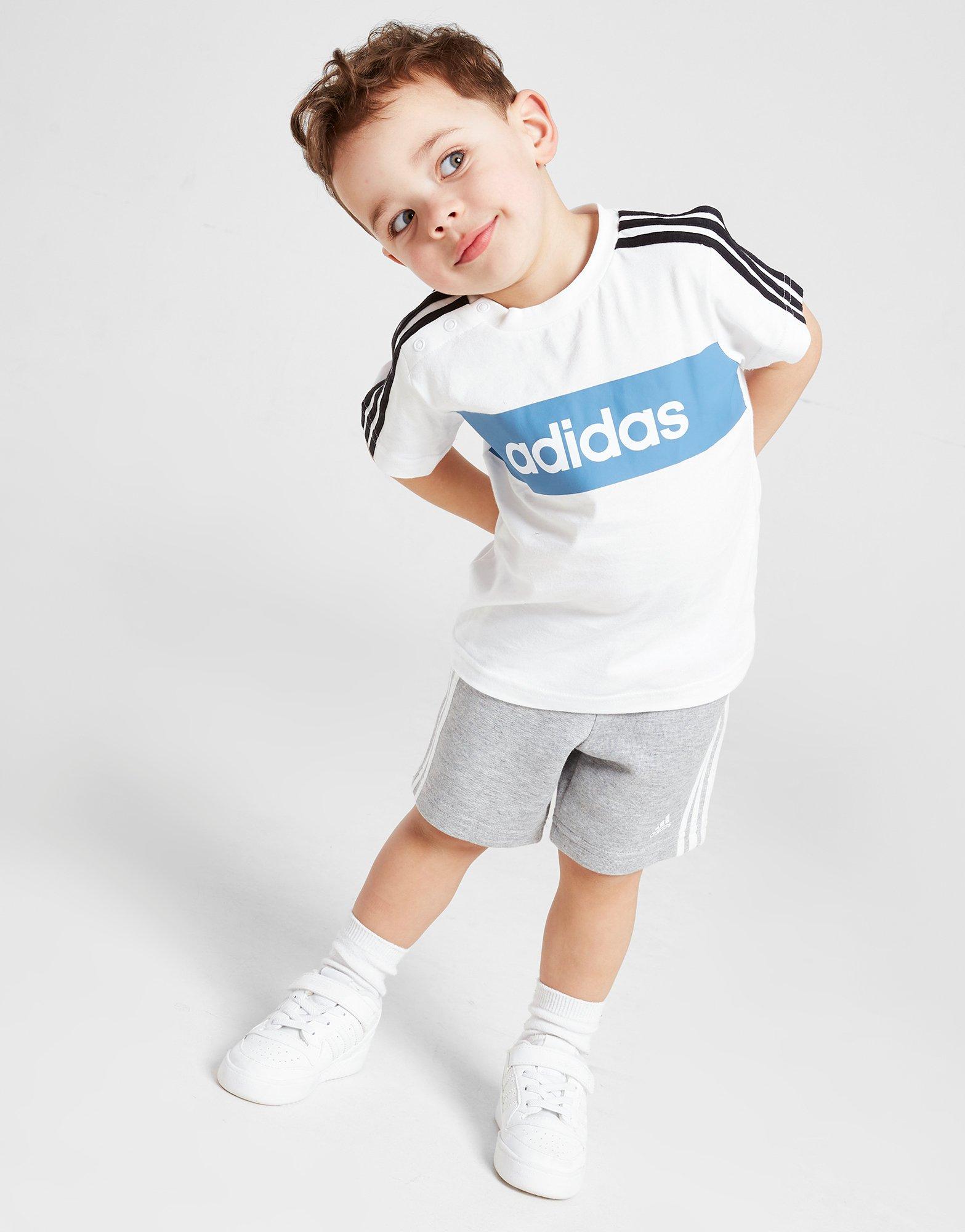 adidas Linear Essential T-Shirt/Shorts Set Infant