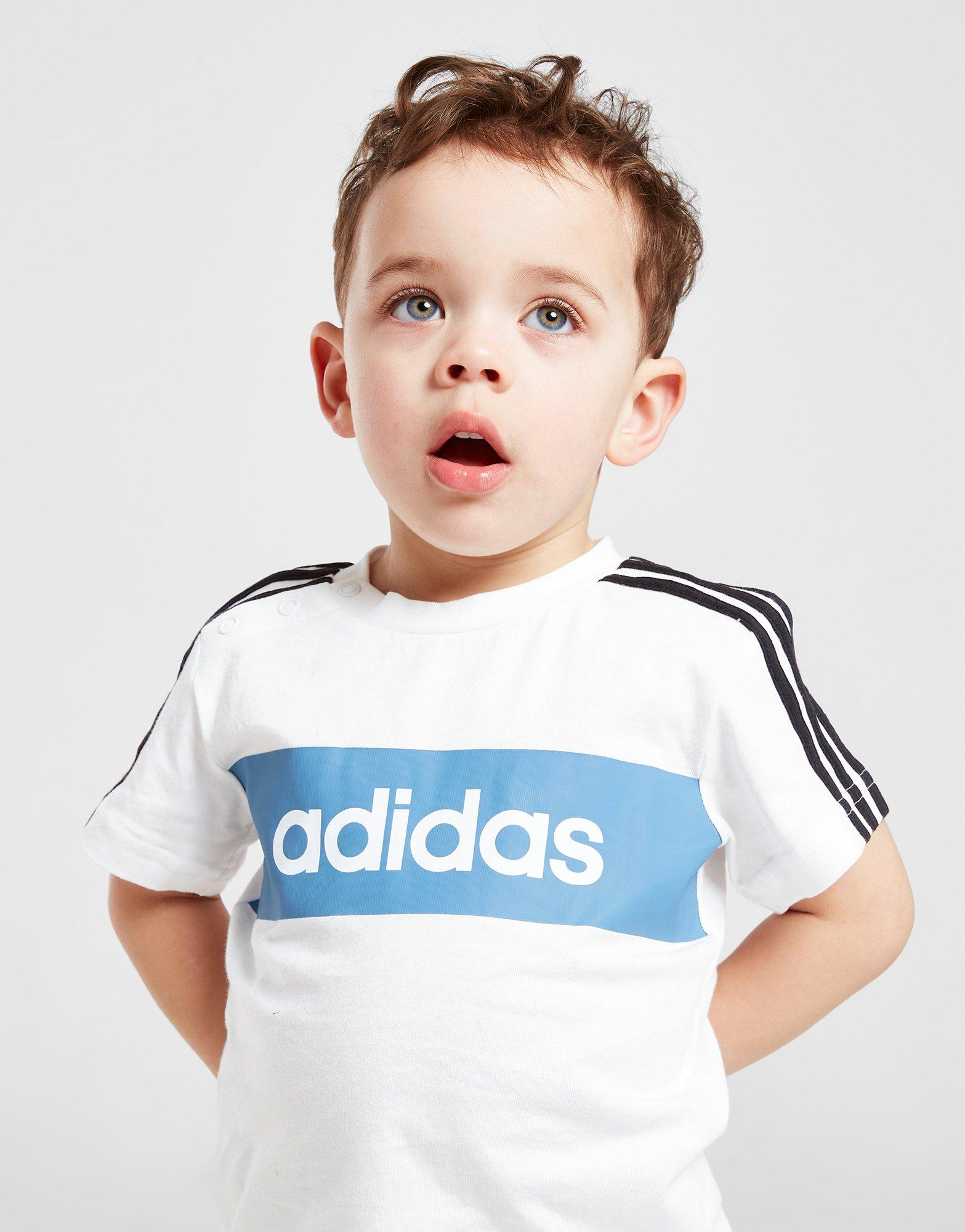 adidas Linear Essential T-Shirt/Shorts Set Infant