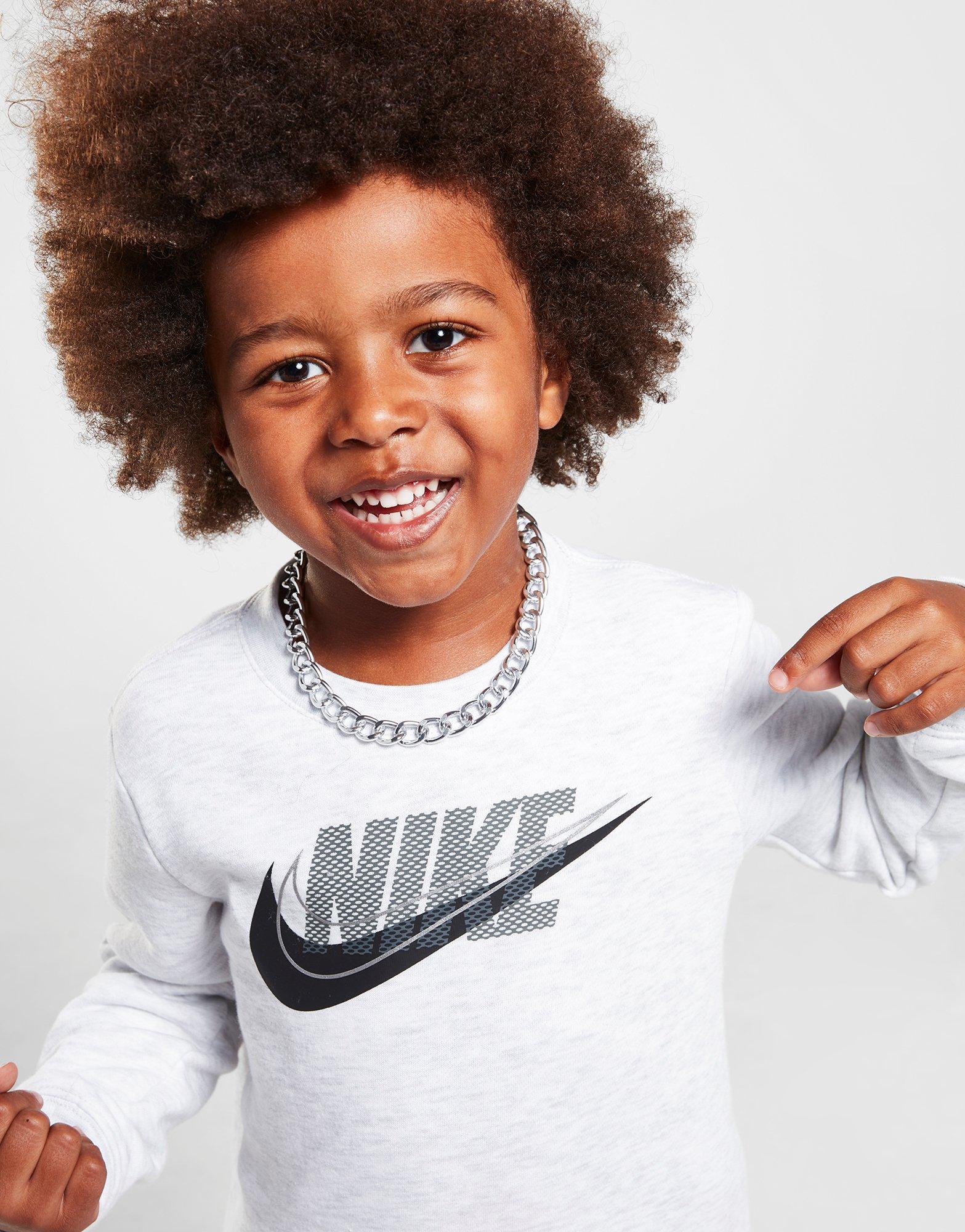 Nike Double Swoosh Crew Tracksuit Children