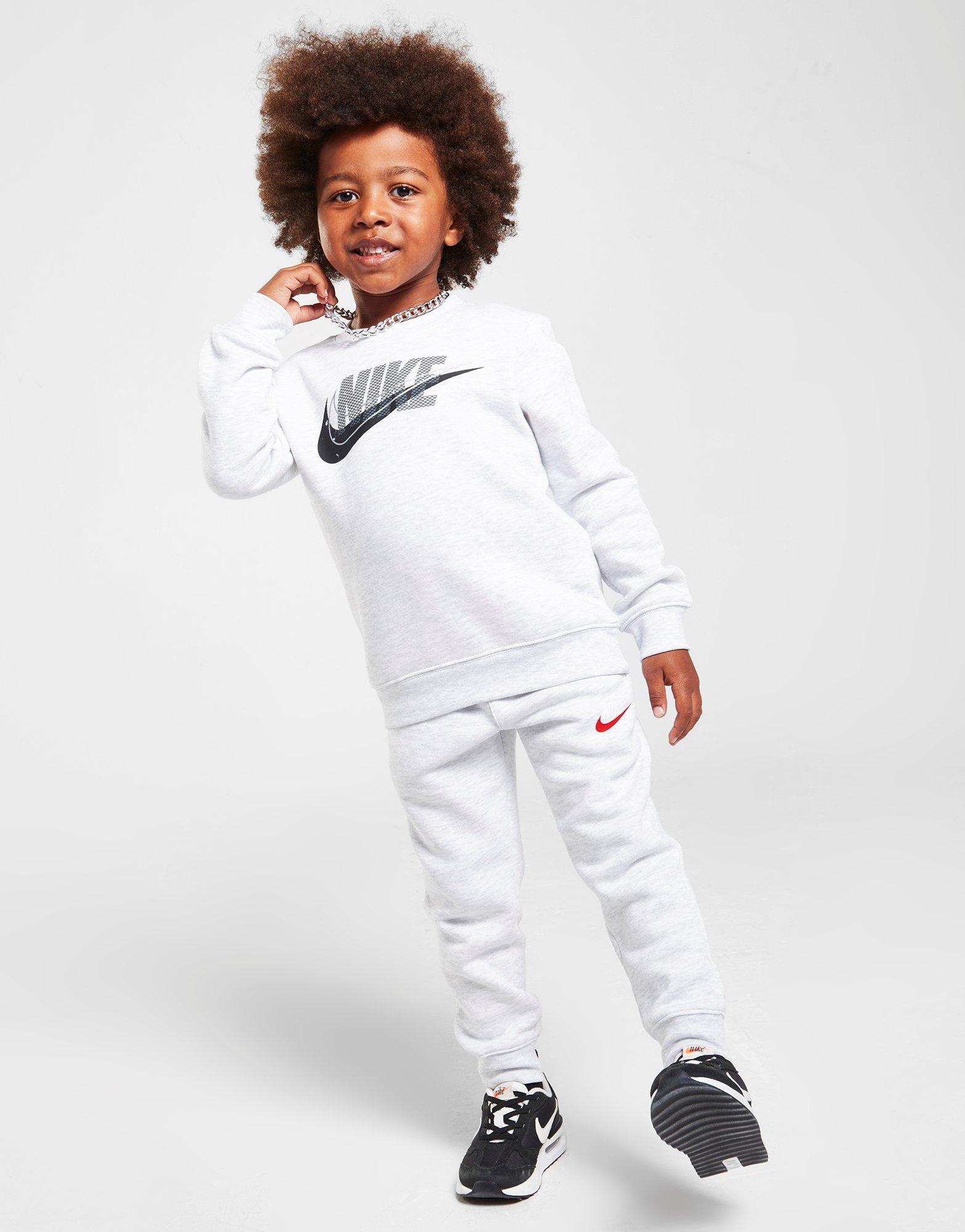 Nike Double Swoosh Crew Tracksuit Children