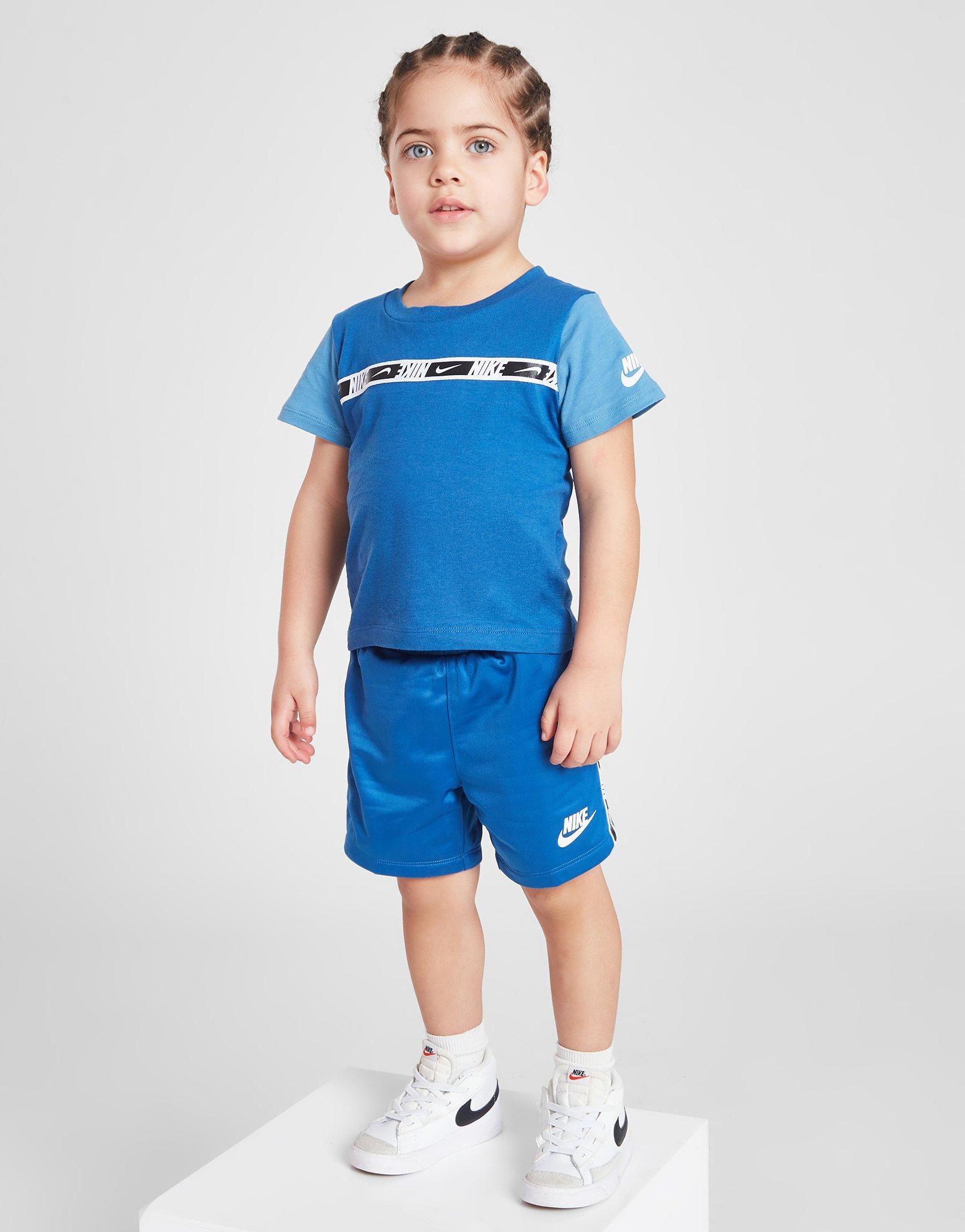 Nike Swoosh Tape T Shirt Shorts Set Infant