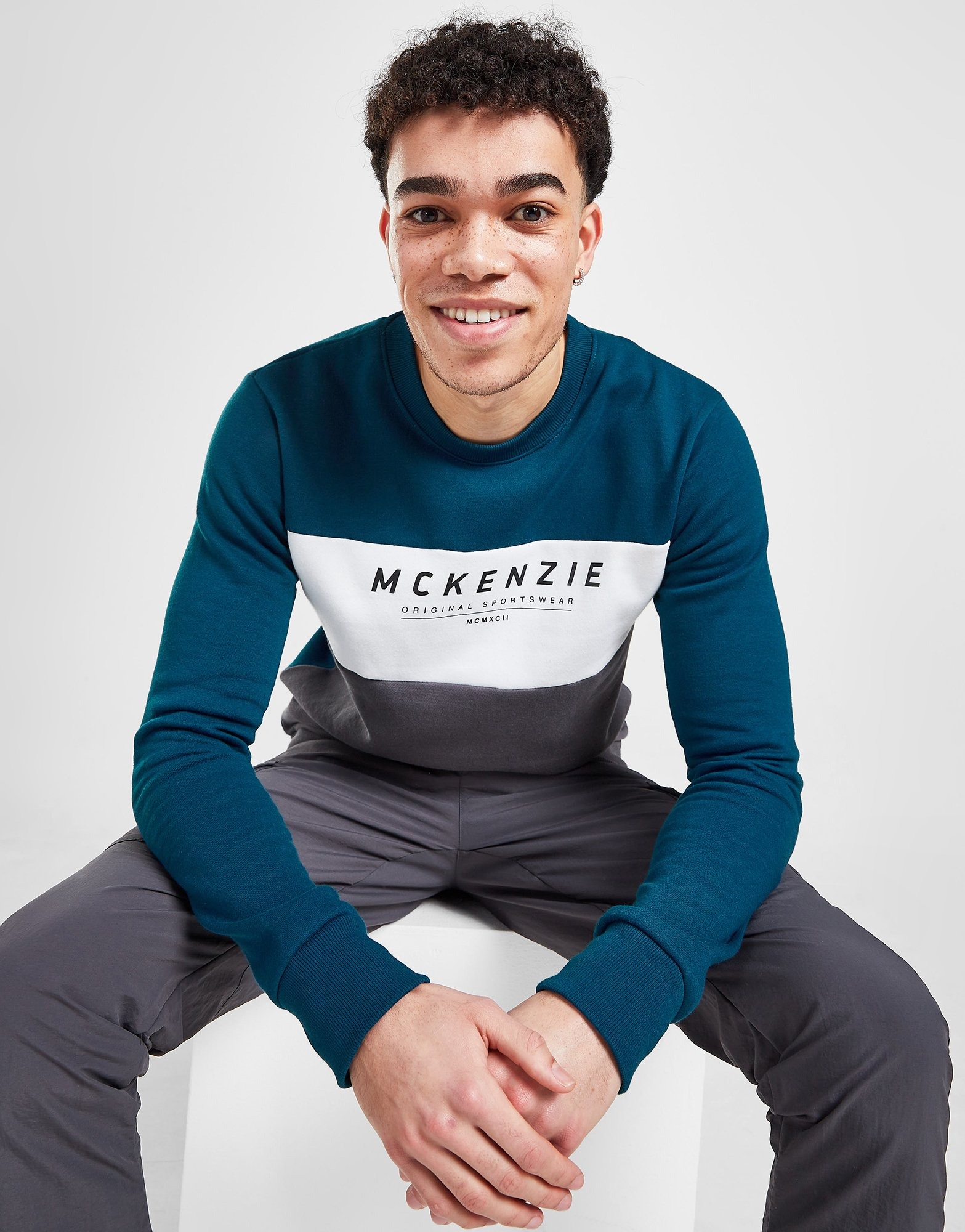 McKenzie Joker Crew Sweatshirt Herren Blau JD Sports Österreich