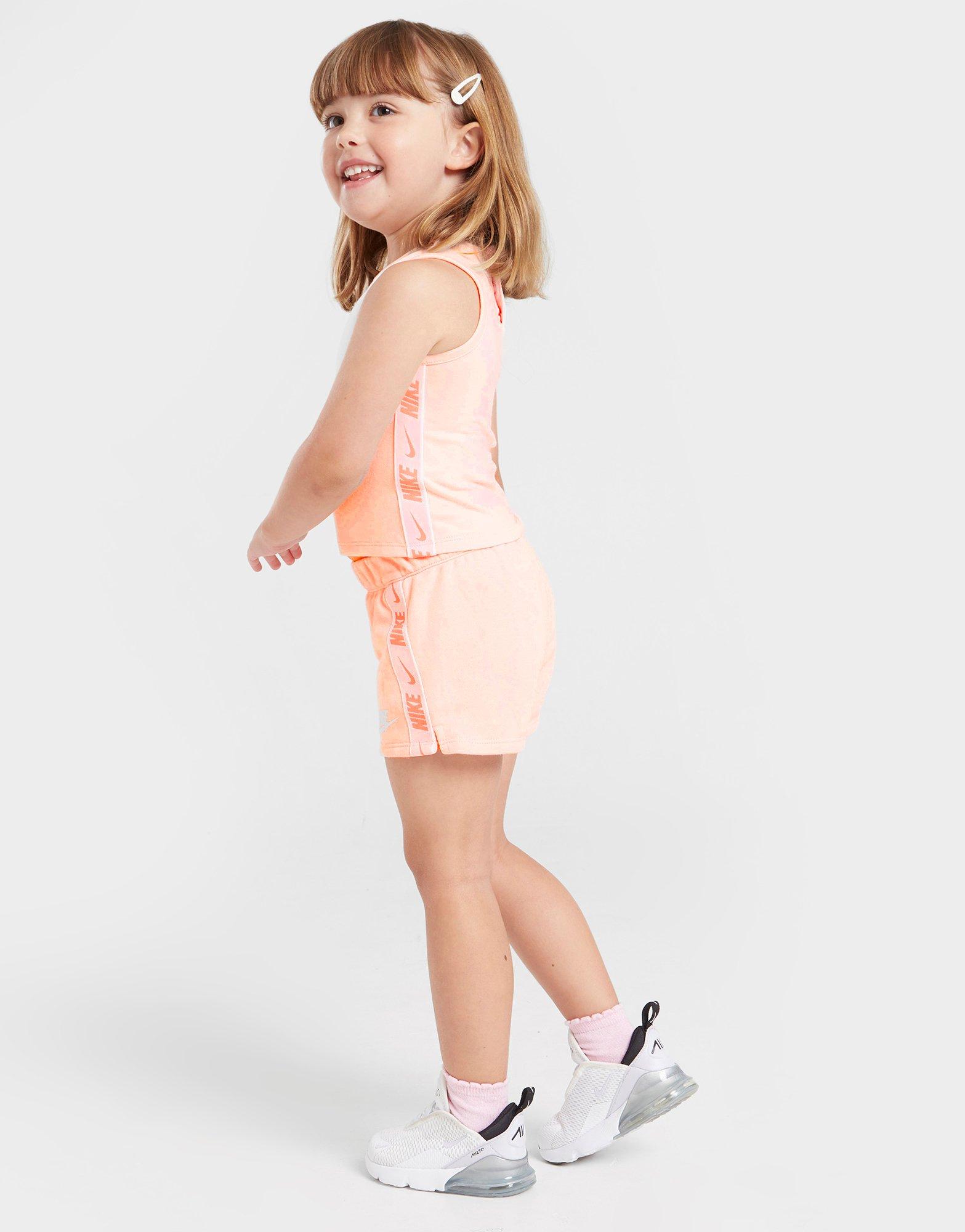 Nike Girls' Tape Vest & Shorts Set Infant