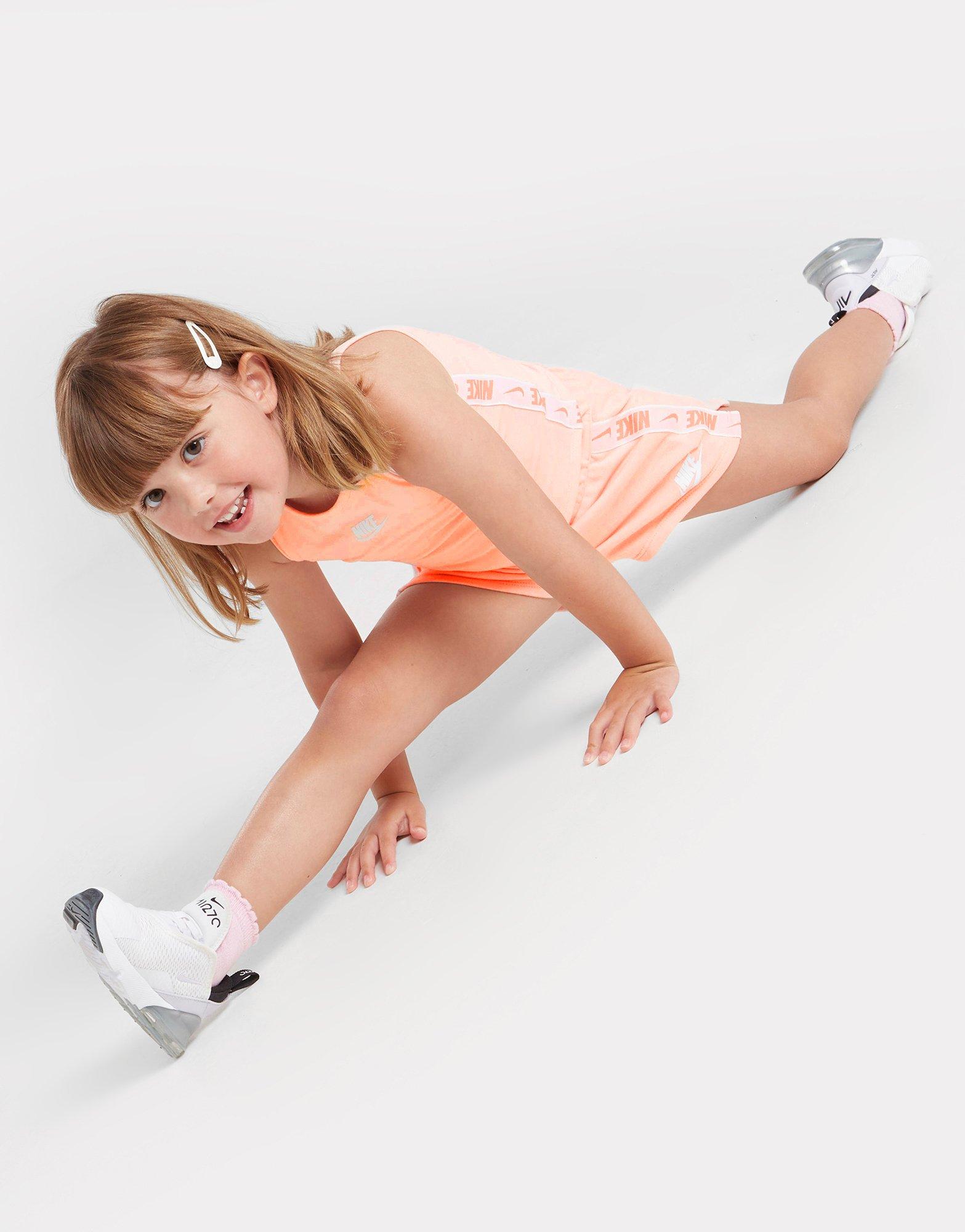 Nike Girls' Tape Vest & Shorts Set Infant
