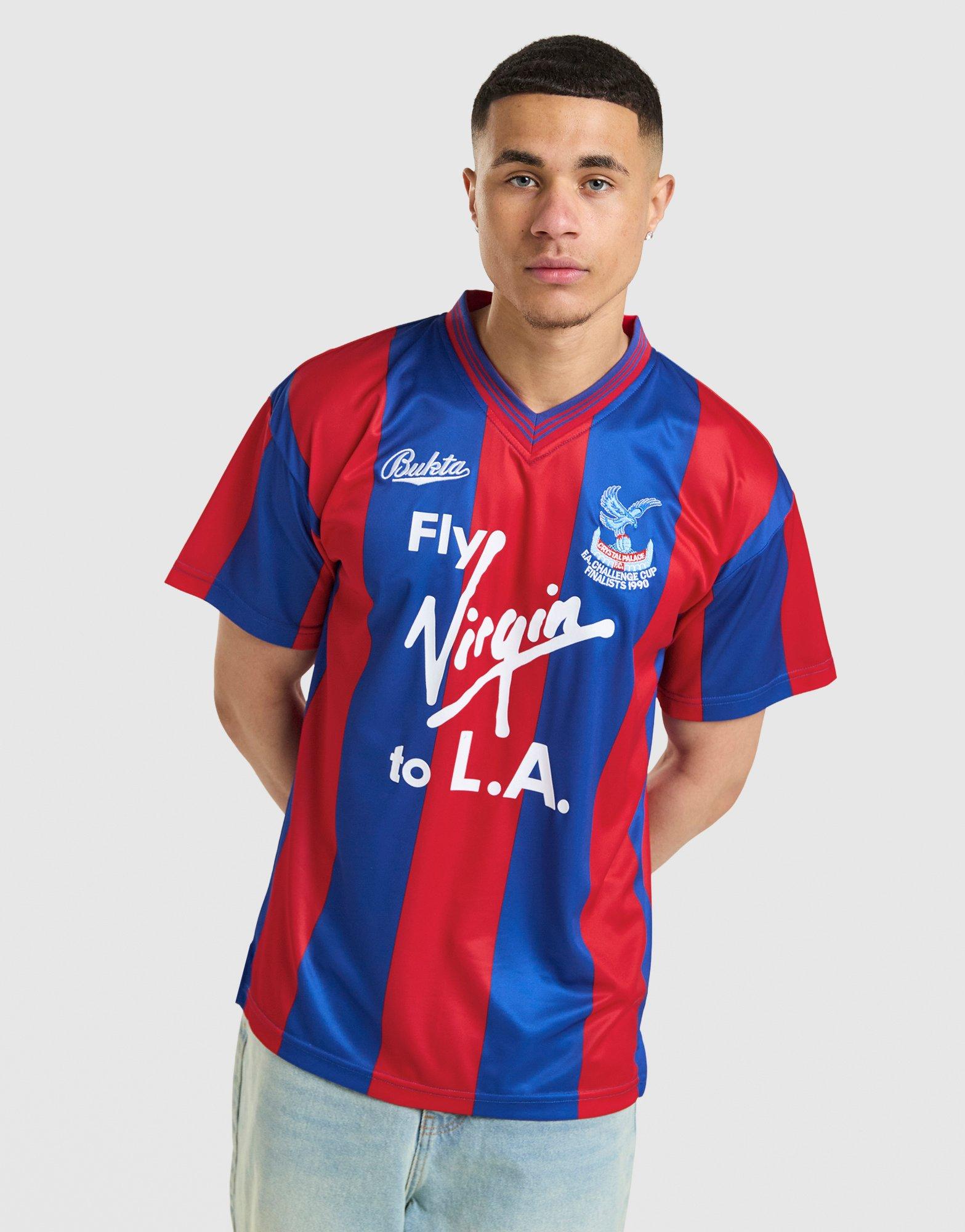 Score Draw Crystal Palace FC 1990 Retro FA Cup Shirt