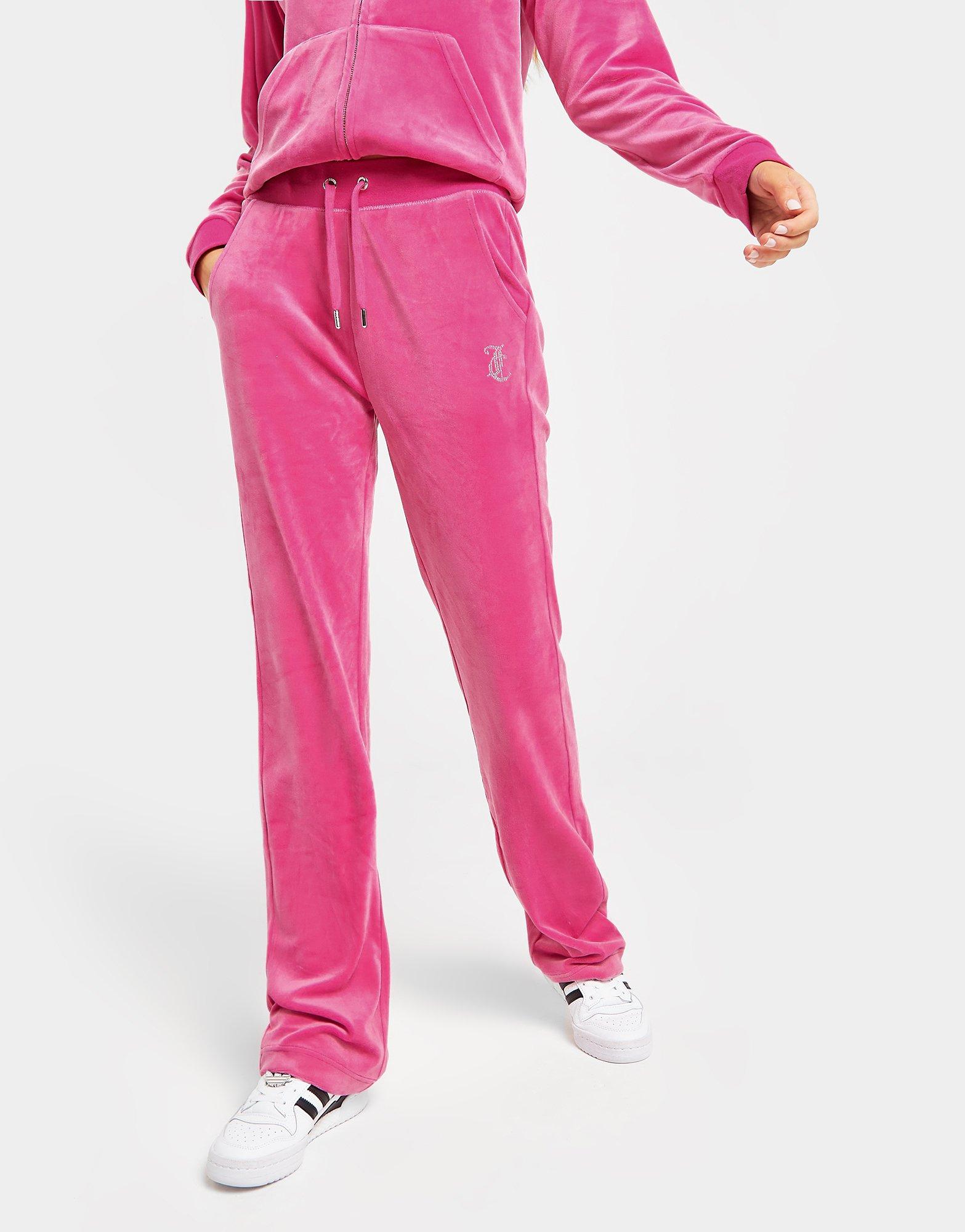 Juicy Couture Diamante Logo Velour Joggers