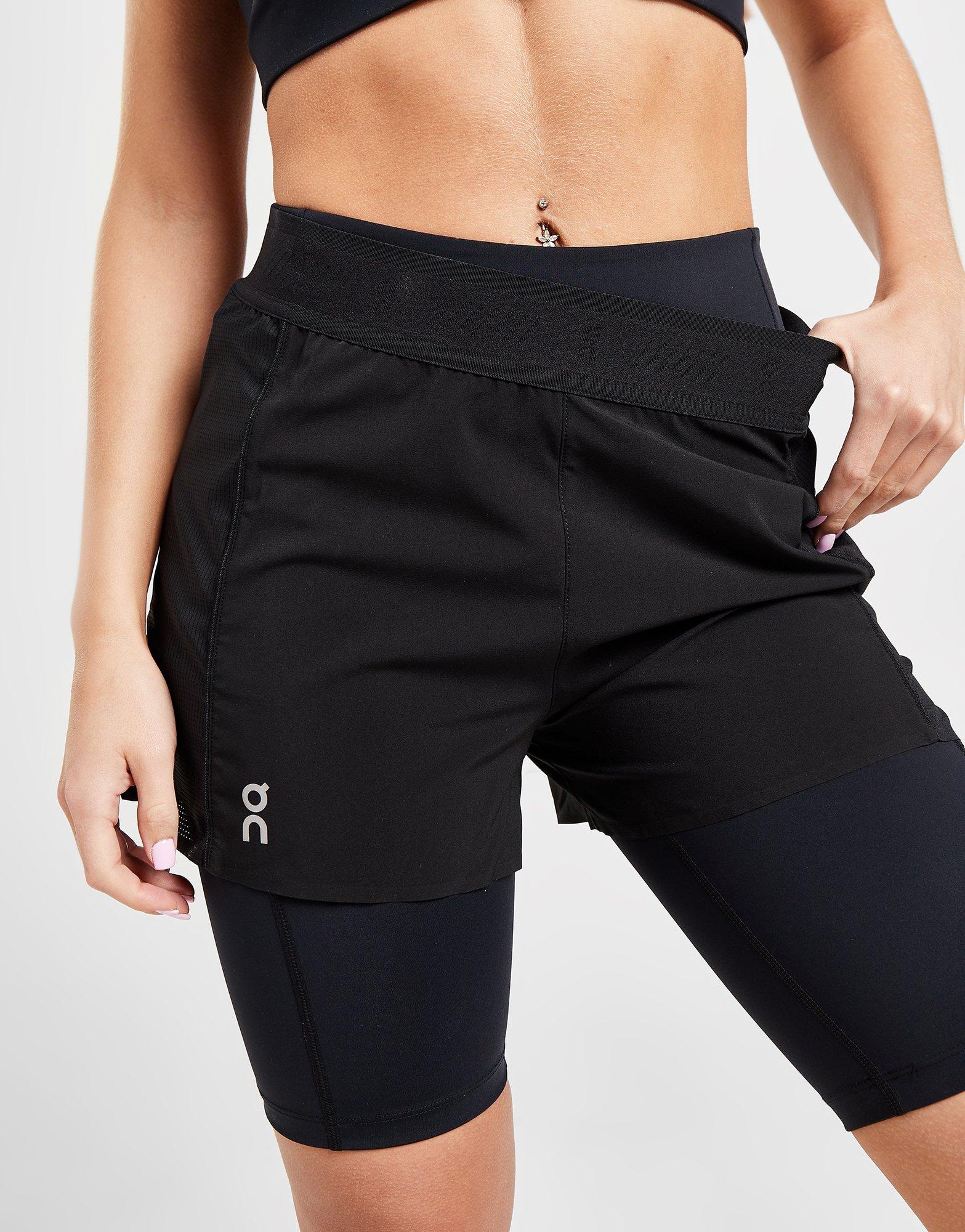 running shorts women 2 in 1