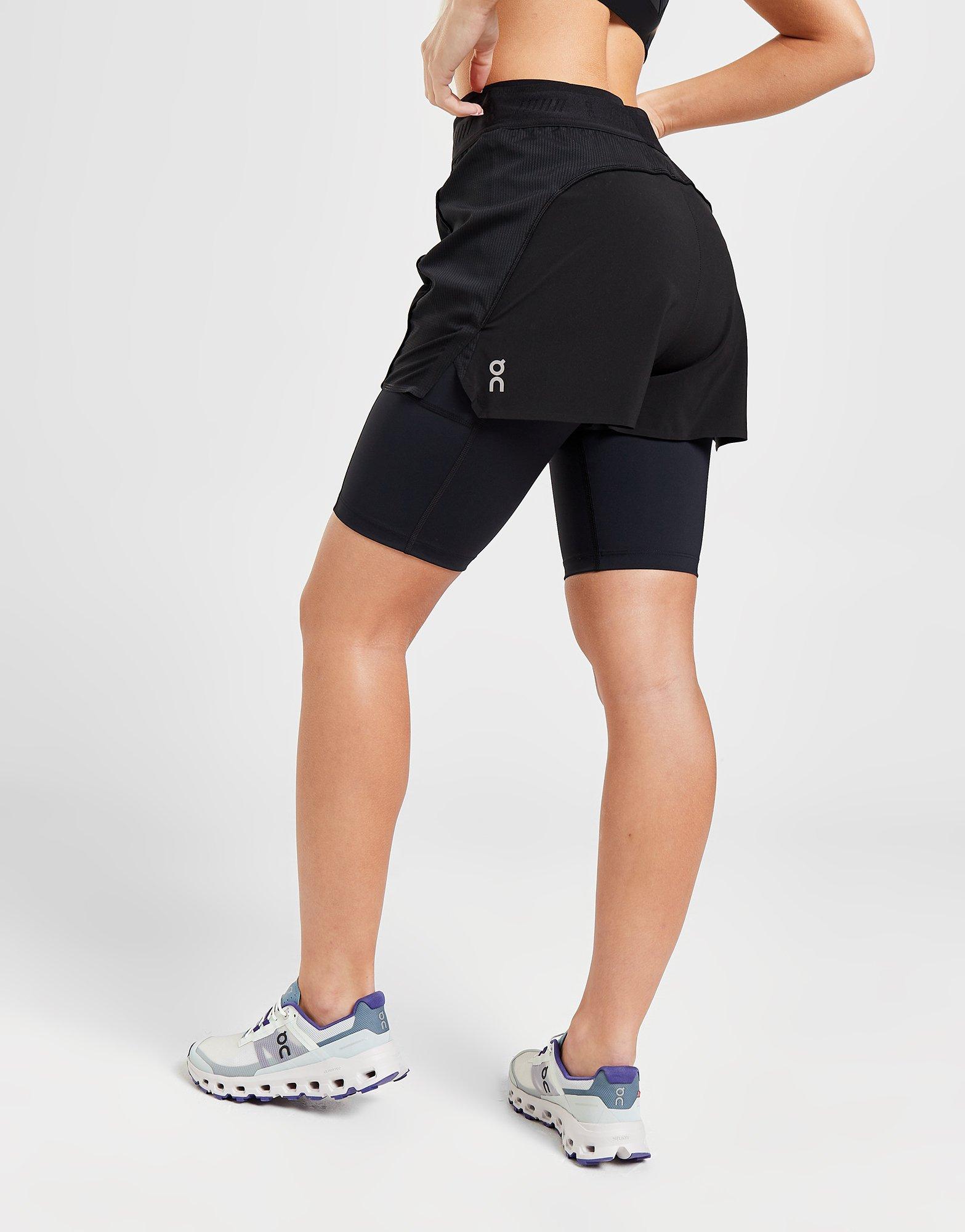 Black On Running Active 2 In 1 Shorts