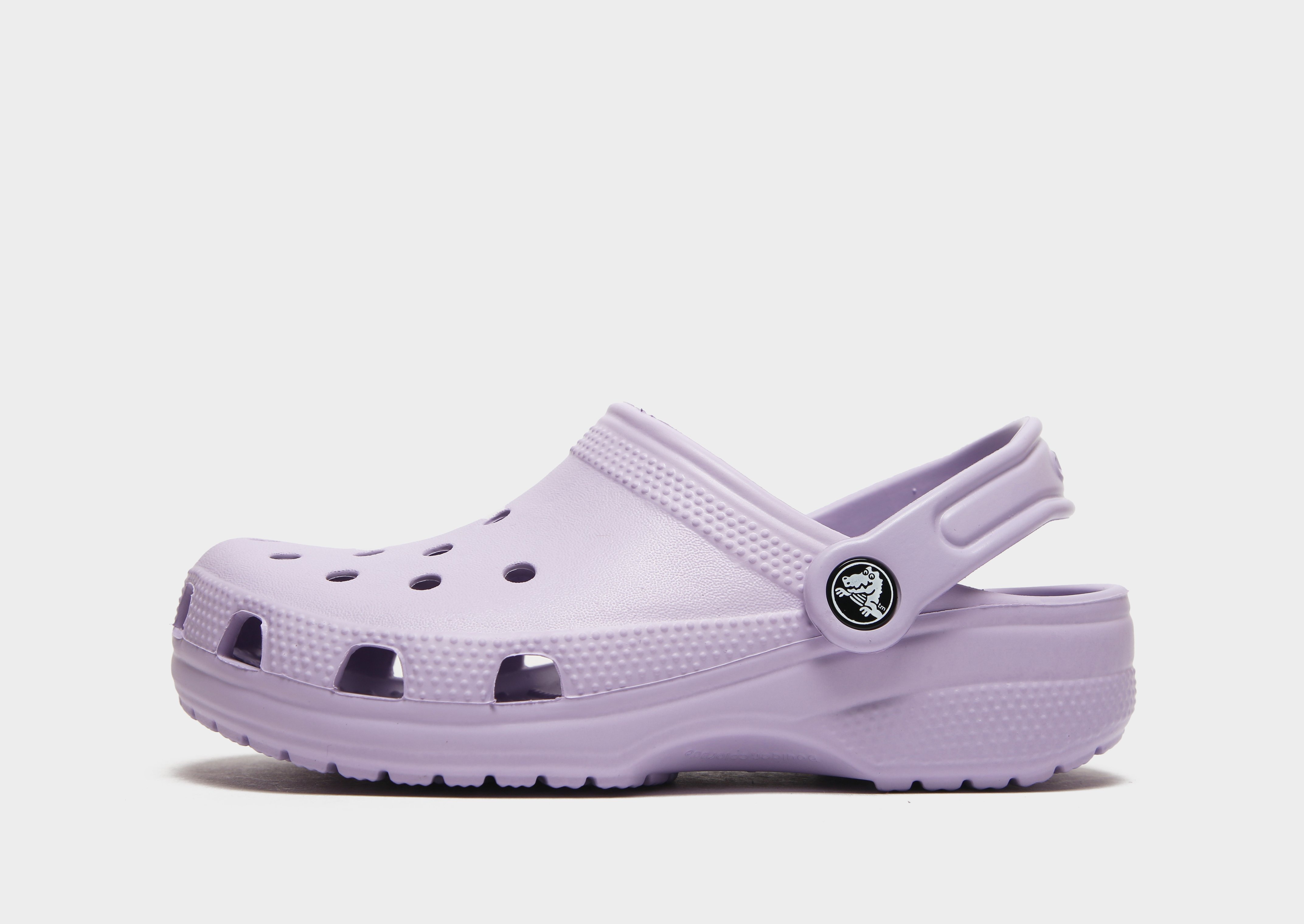 Purple crocs hot sale