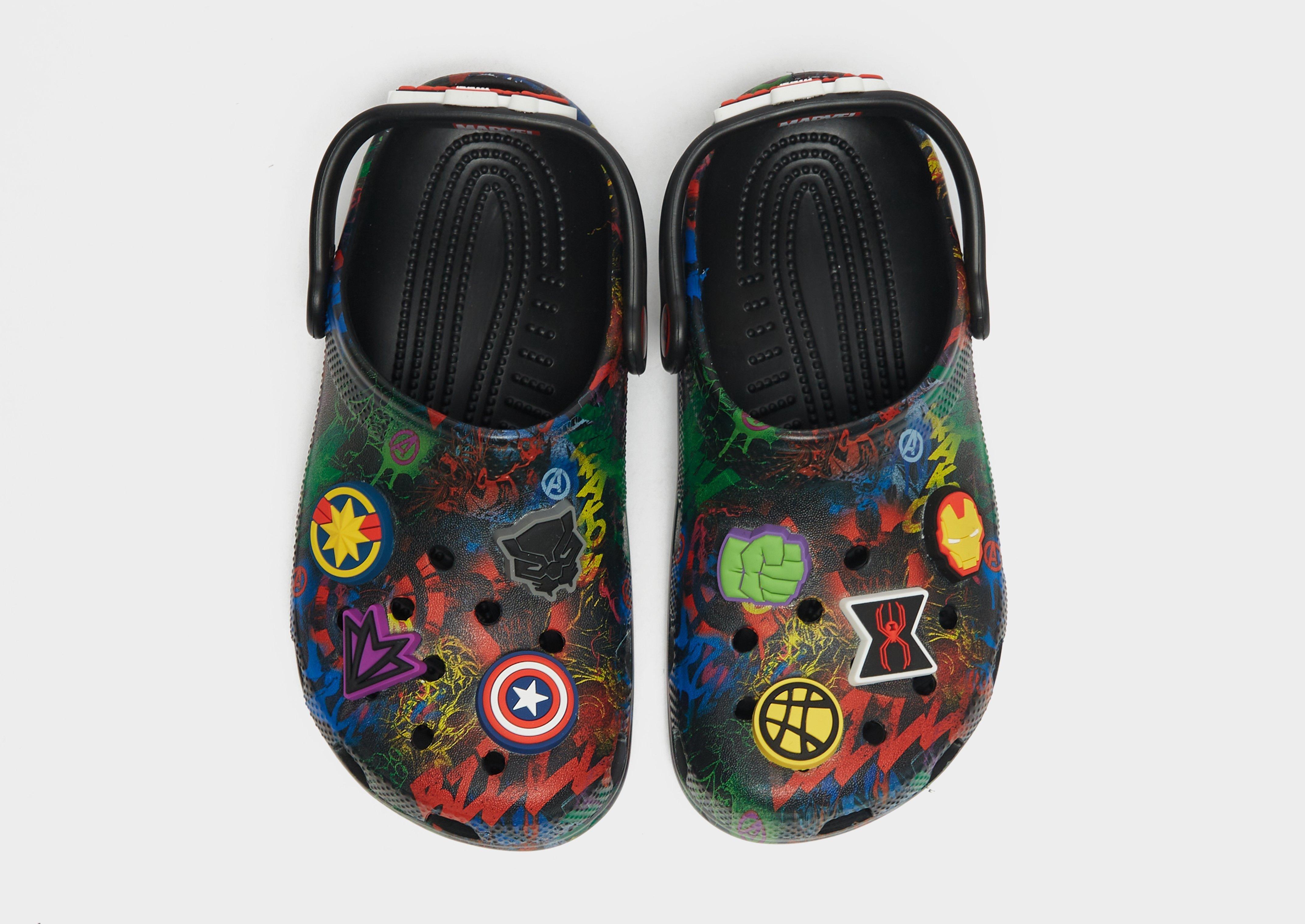 Black Crocs Classic Marvel Avengers Clog Kid s JD Sports Singapore