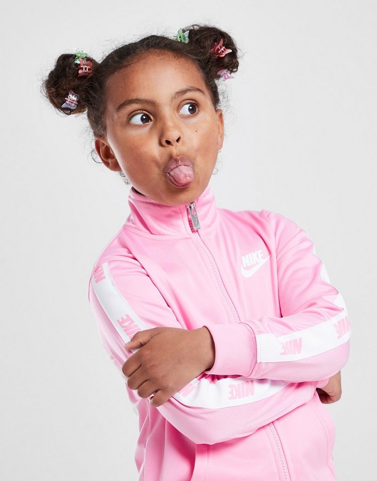 Nike Girls' Tape Full Zip Tracksuit Children