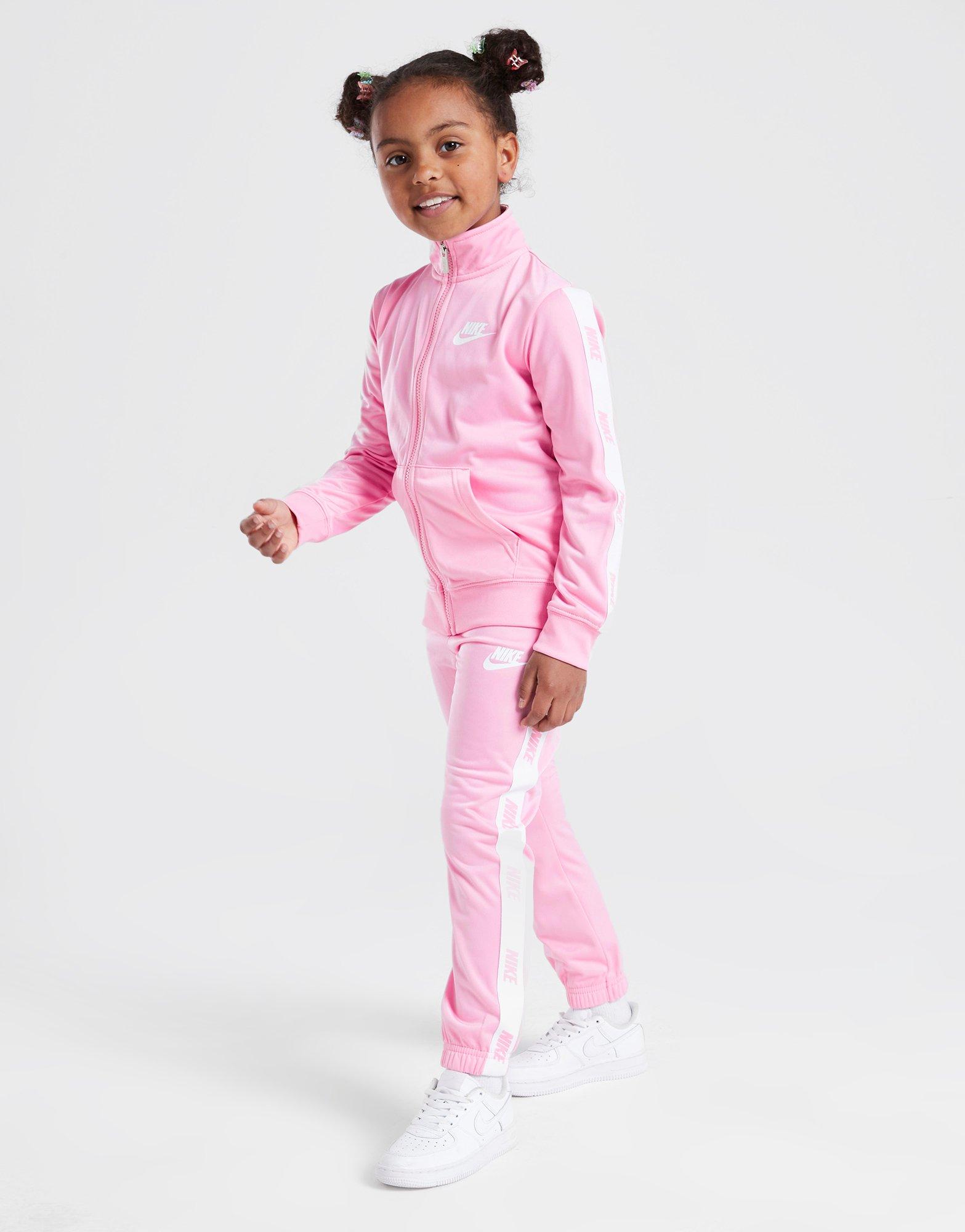 Nike Girls' Tape Full Zip Tracksuit Children