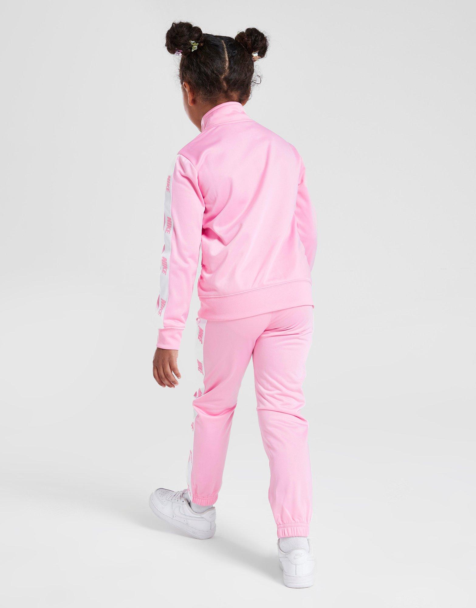 Nike Girls' Tape Full Zip Tracksuit Children