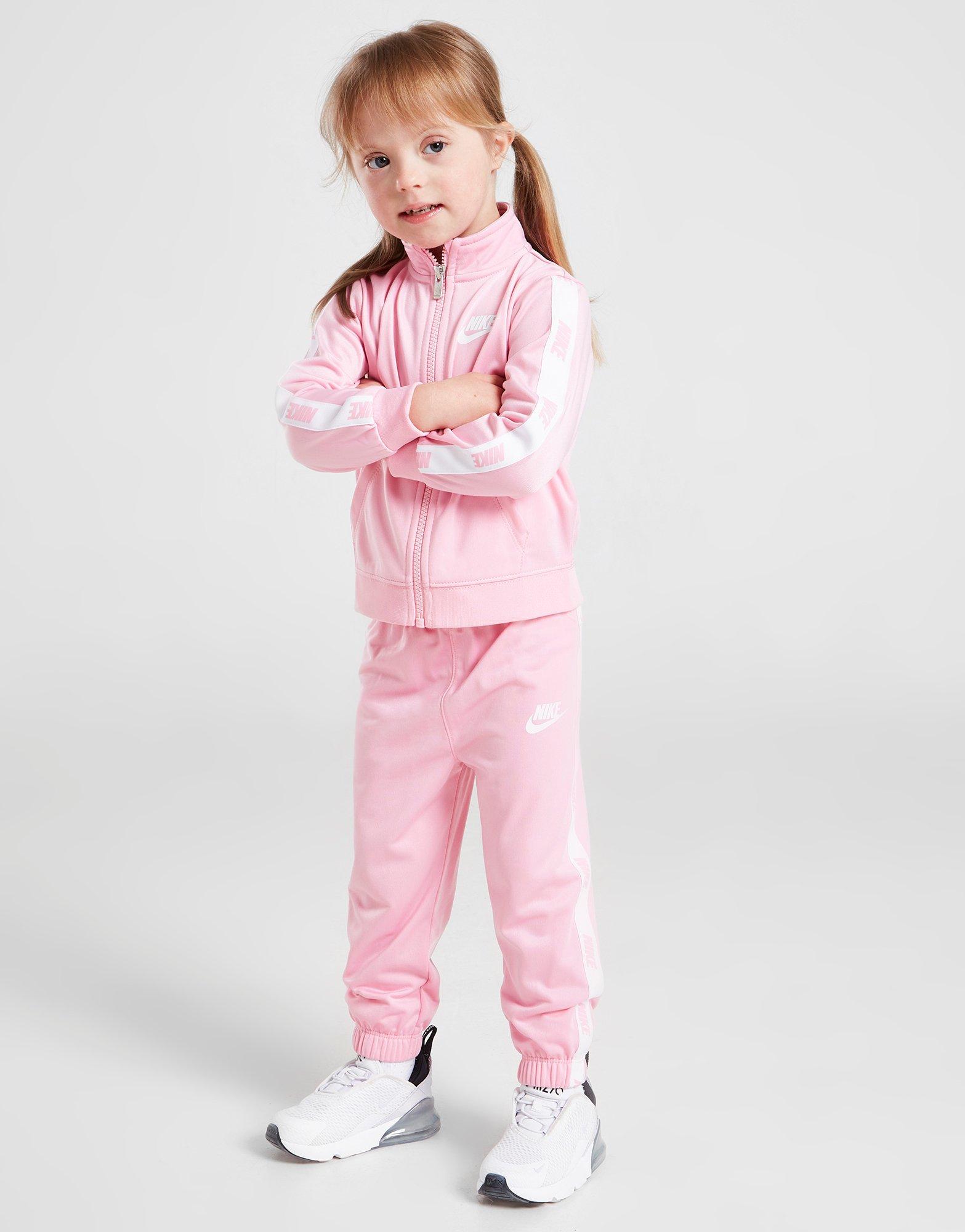 Nike Girls' Tape Full Zip Tracksuit Infant