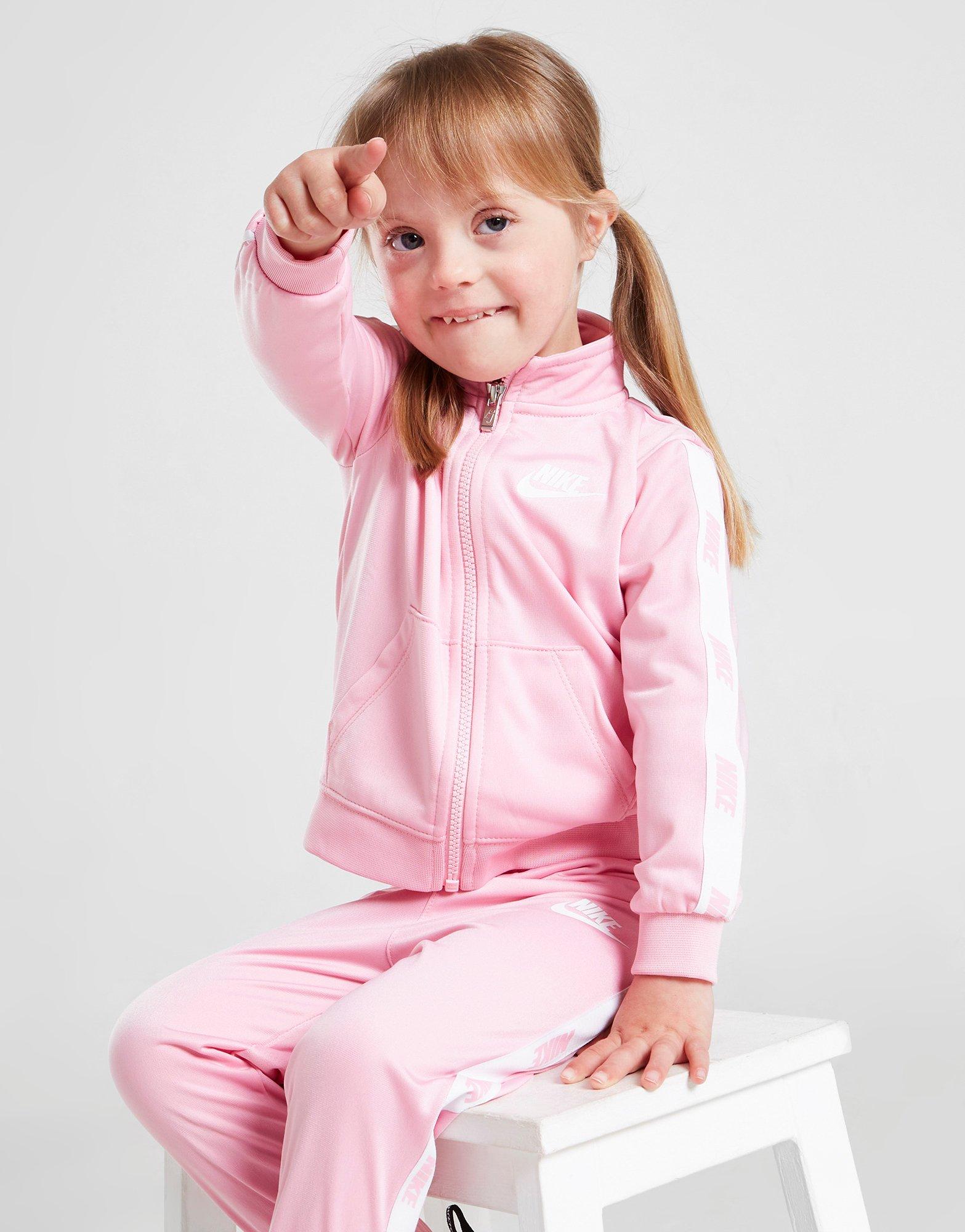 Nike Girls' Tape Full Zip Tracksuit Infant