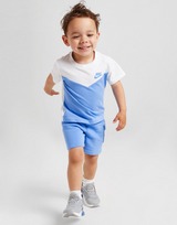 Nike Colour Block Chevron T-Shirt/Shorts Set Infant